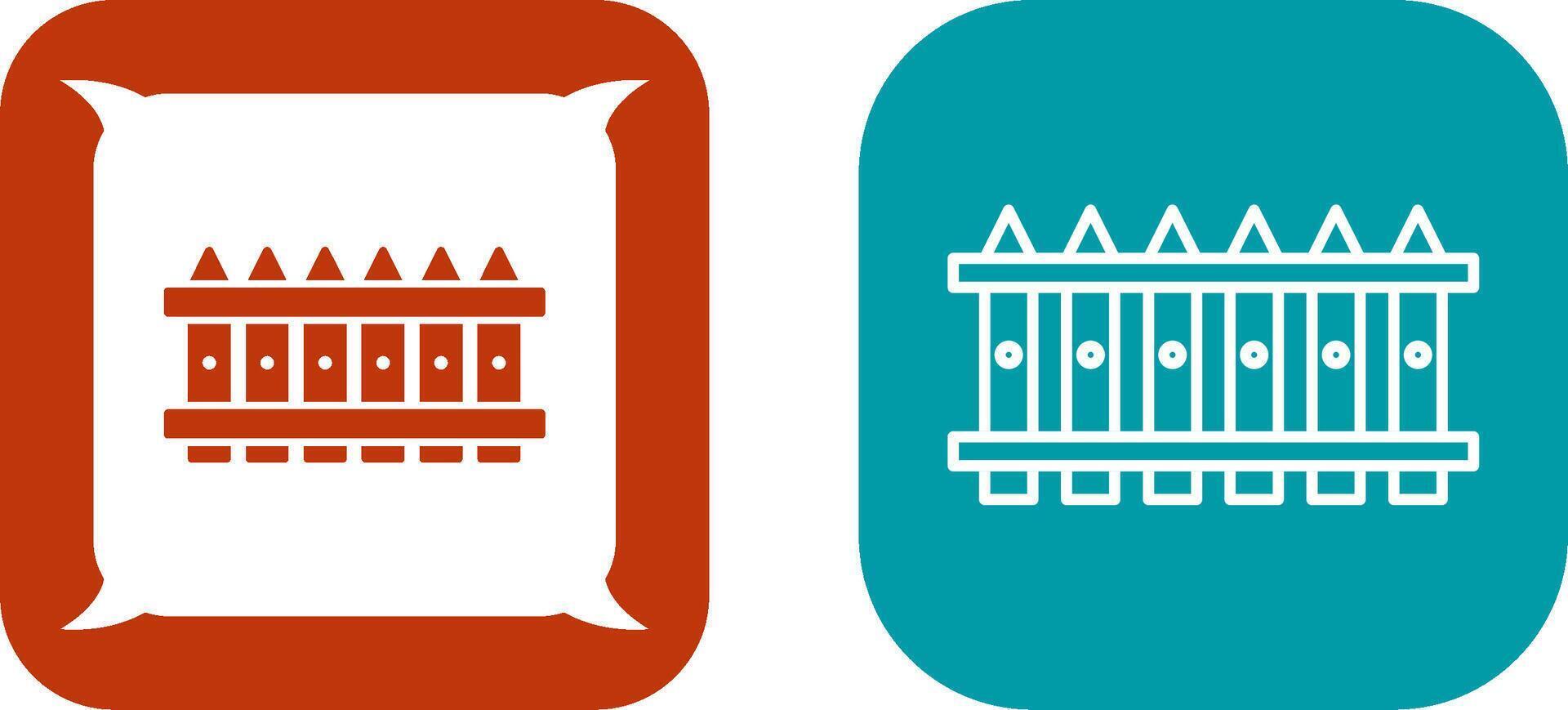 Fence Icon Design vector