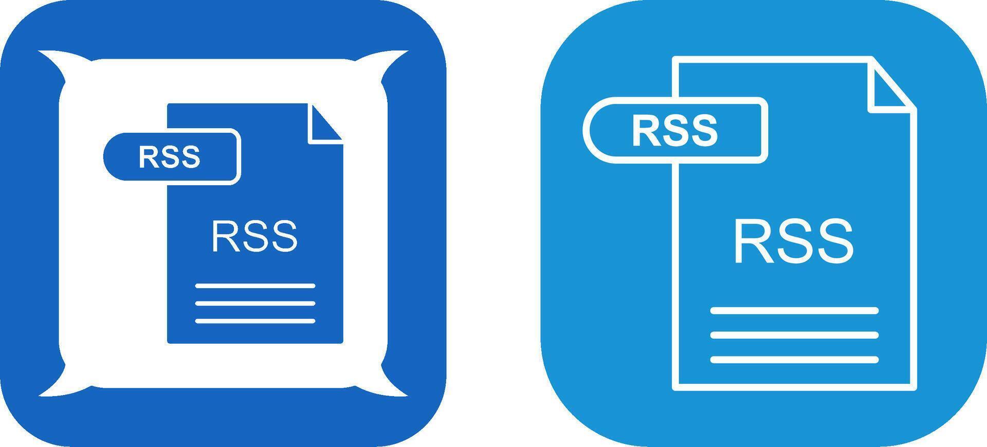 RSS Icon Design vector