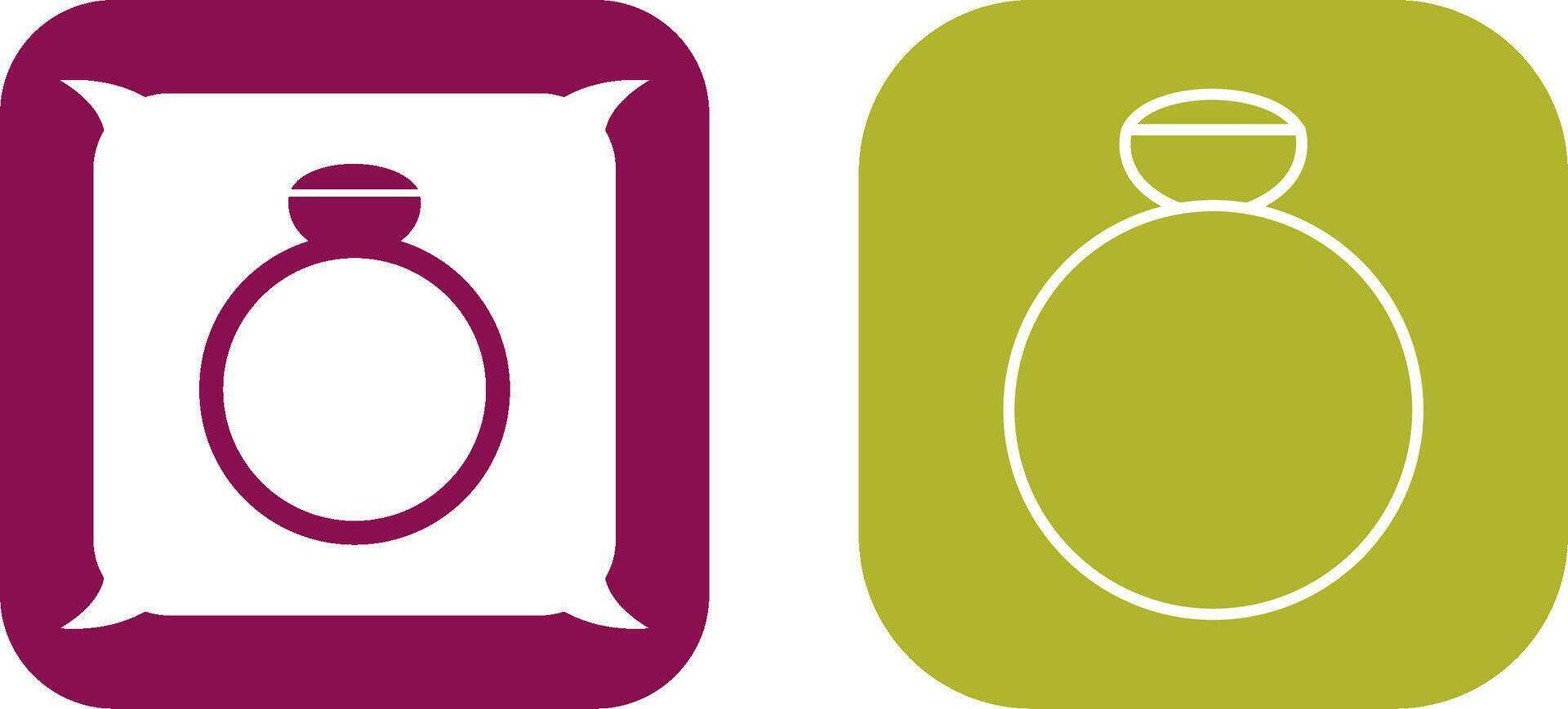 Ring Icon Design vector