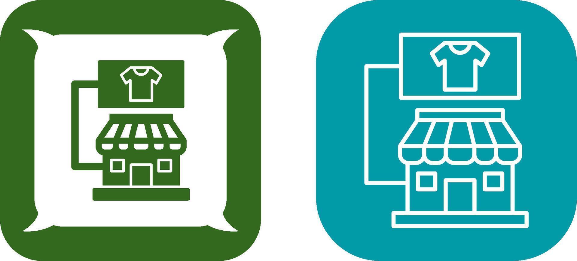 Store Icon Design vector