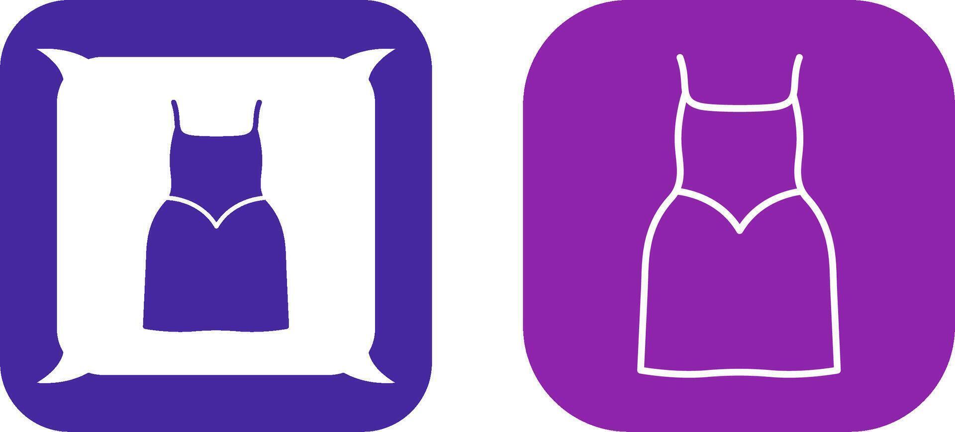 Party Dress Icon Design vector