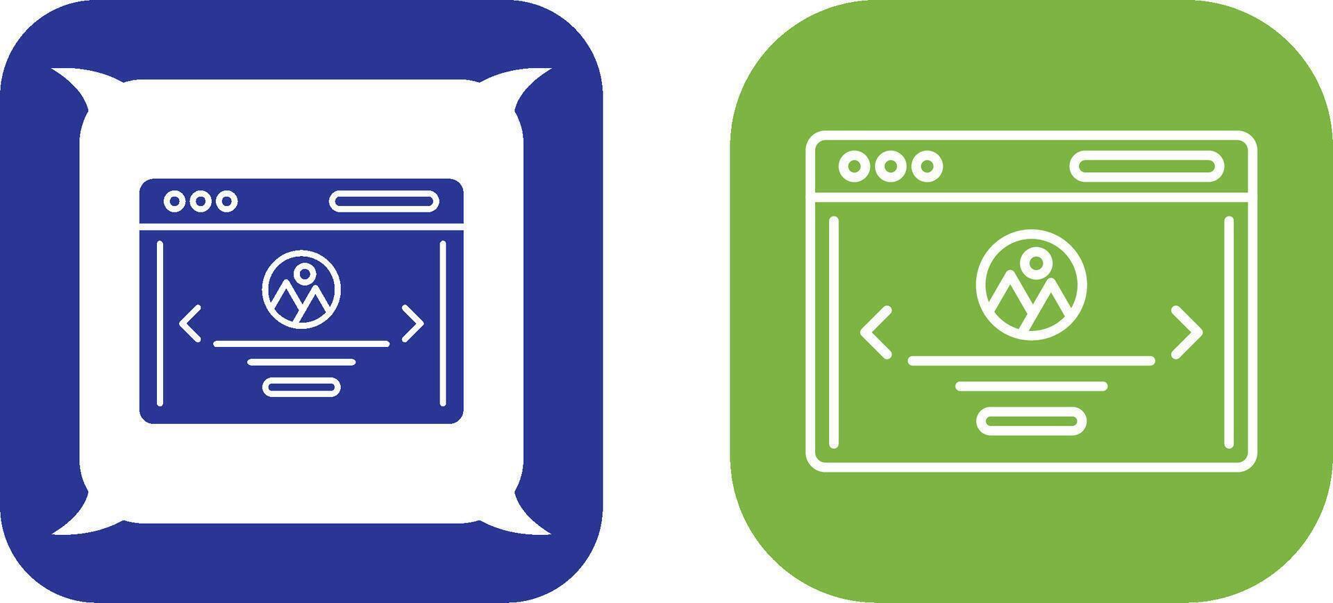 Web Page Icon Design vector