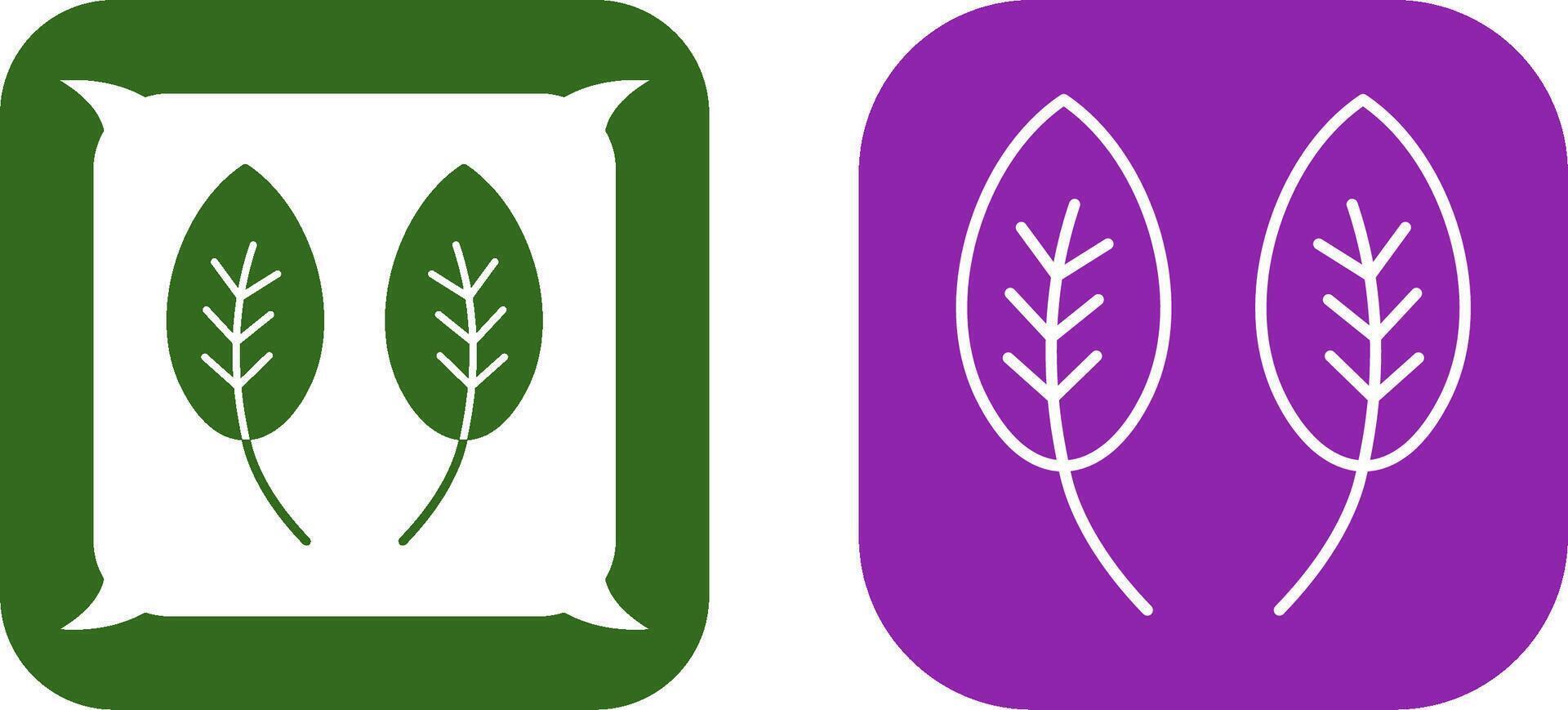 Herb Icon Design vector