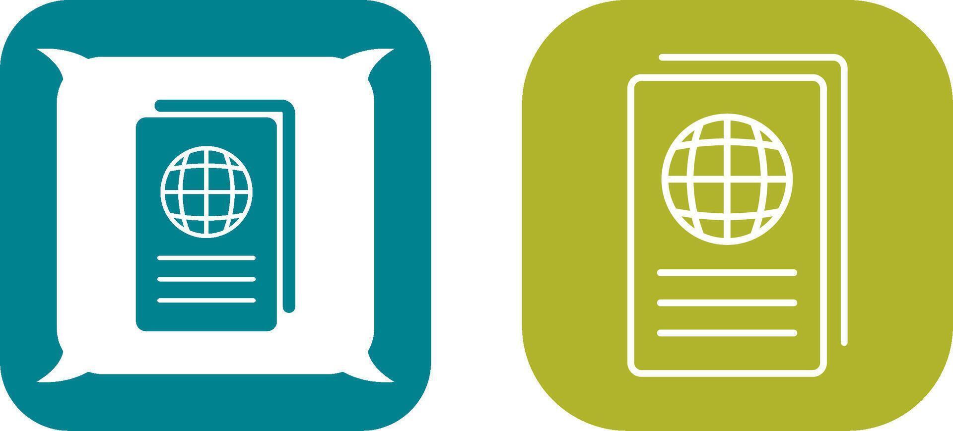 Global Report Icon Design vector