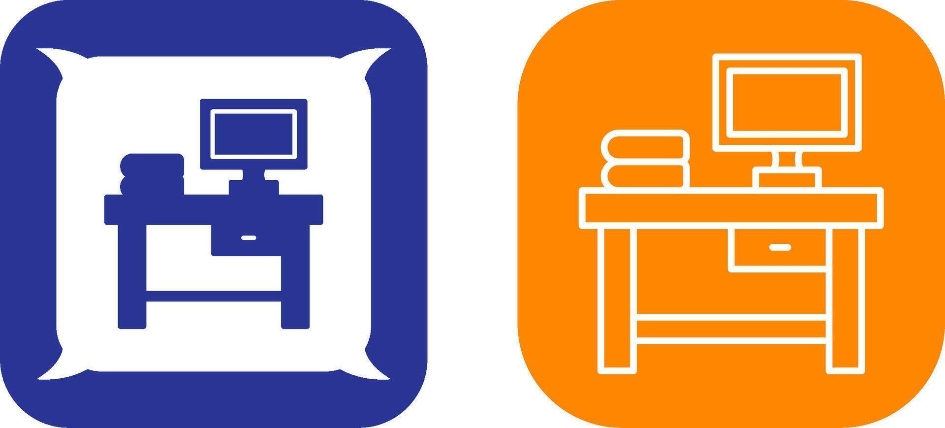 Table Icon Design vector