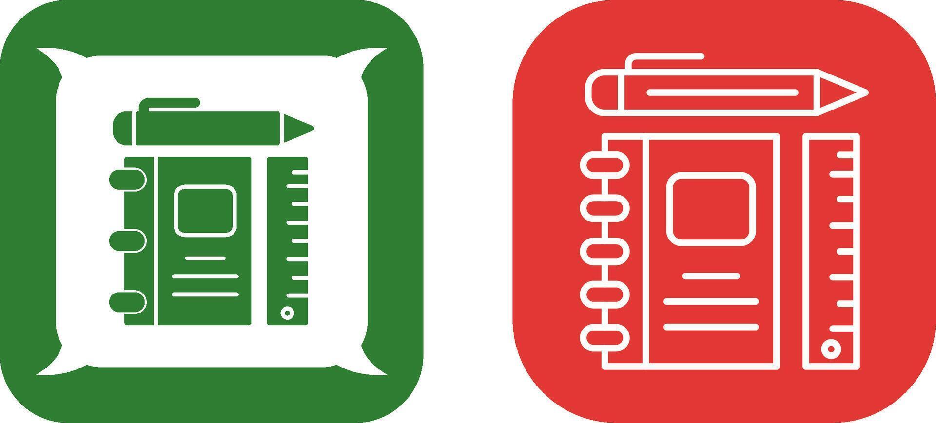 Learning Tools Icon Design vector