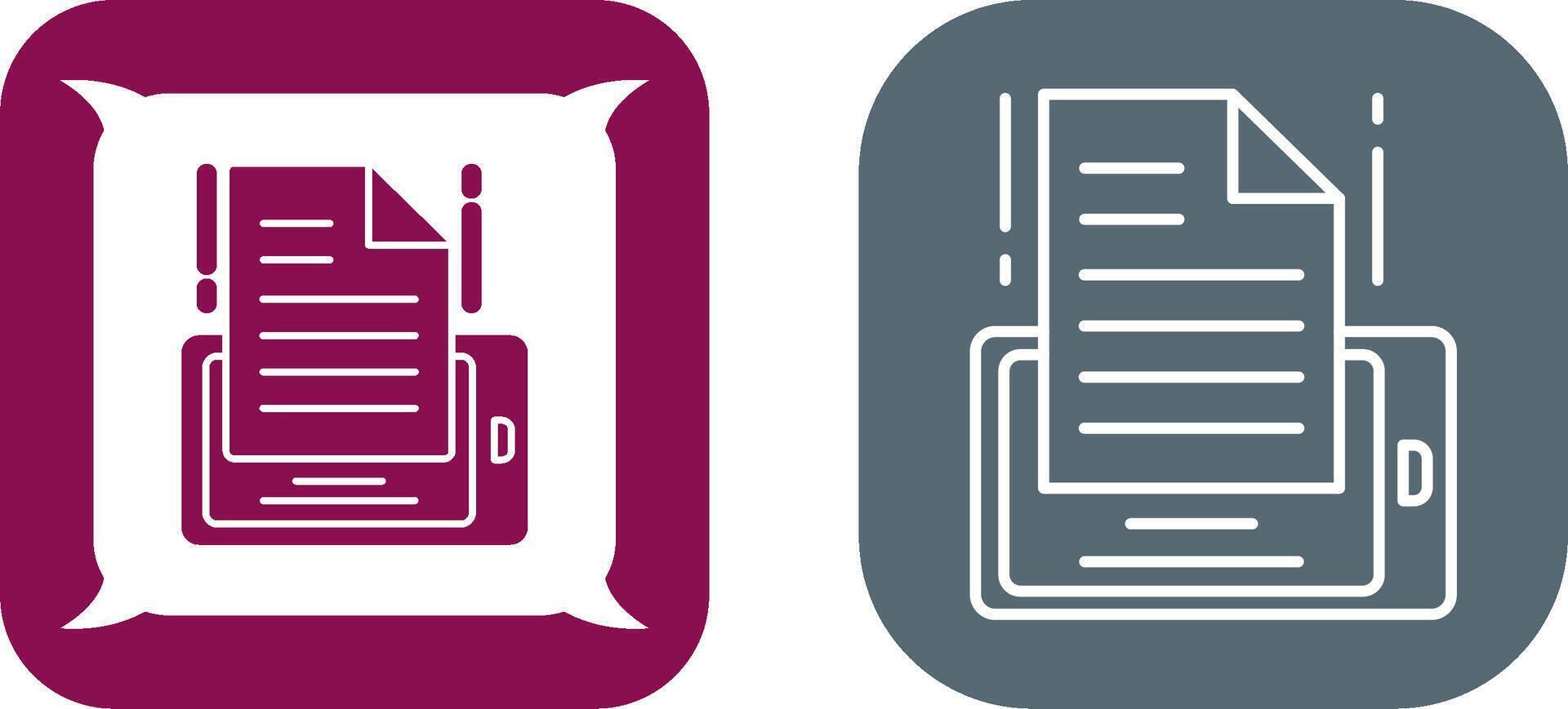 Test Icon Design vector