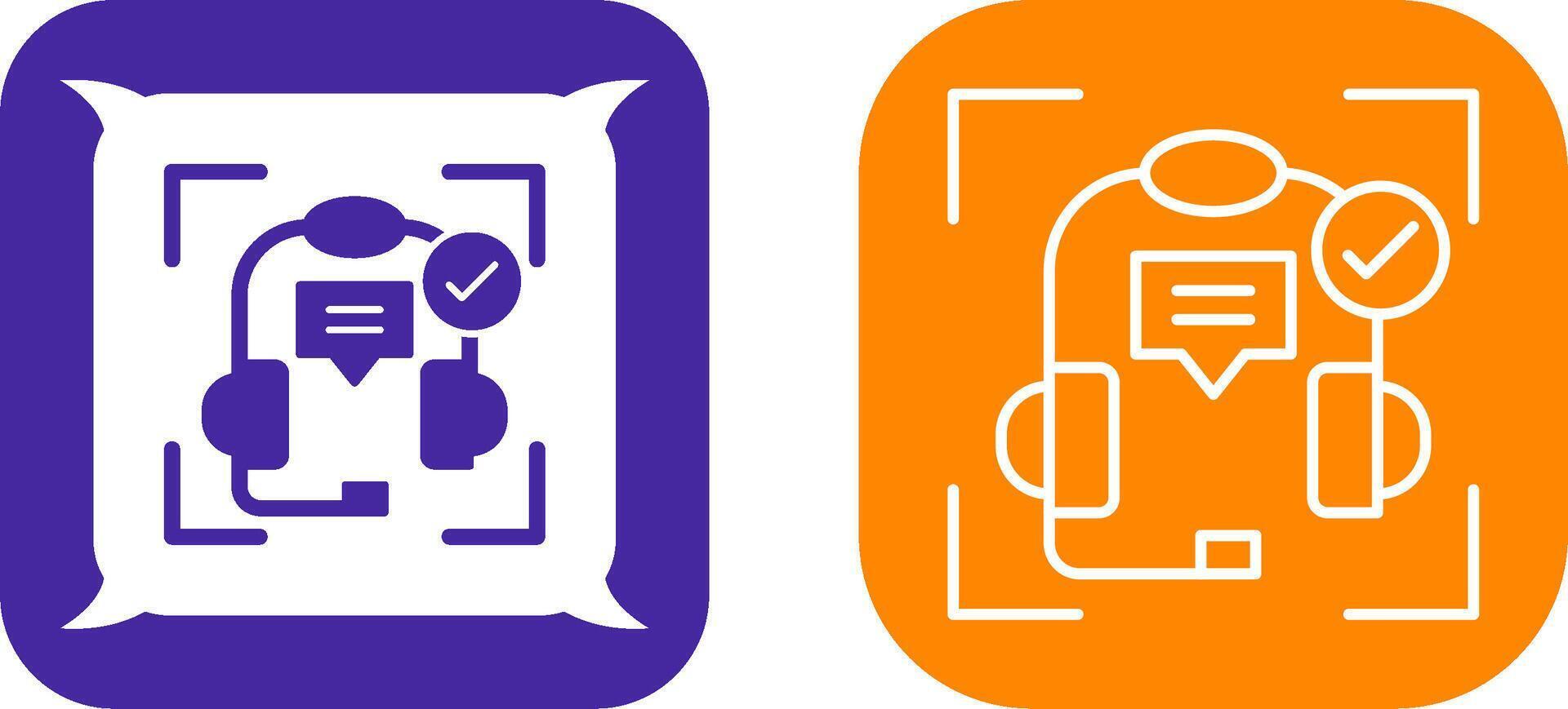 Technical Support Icon Design vector