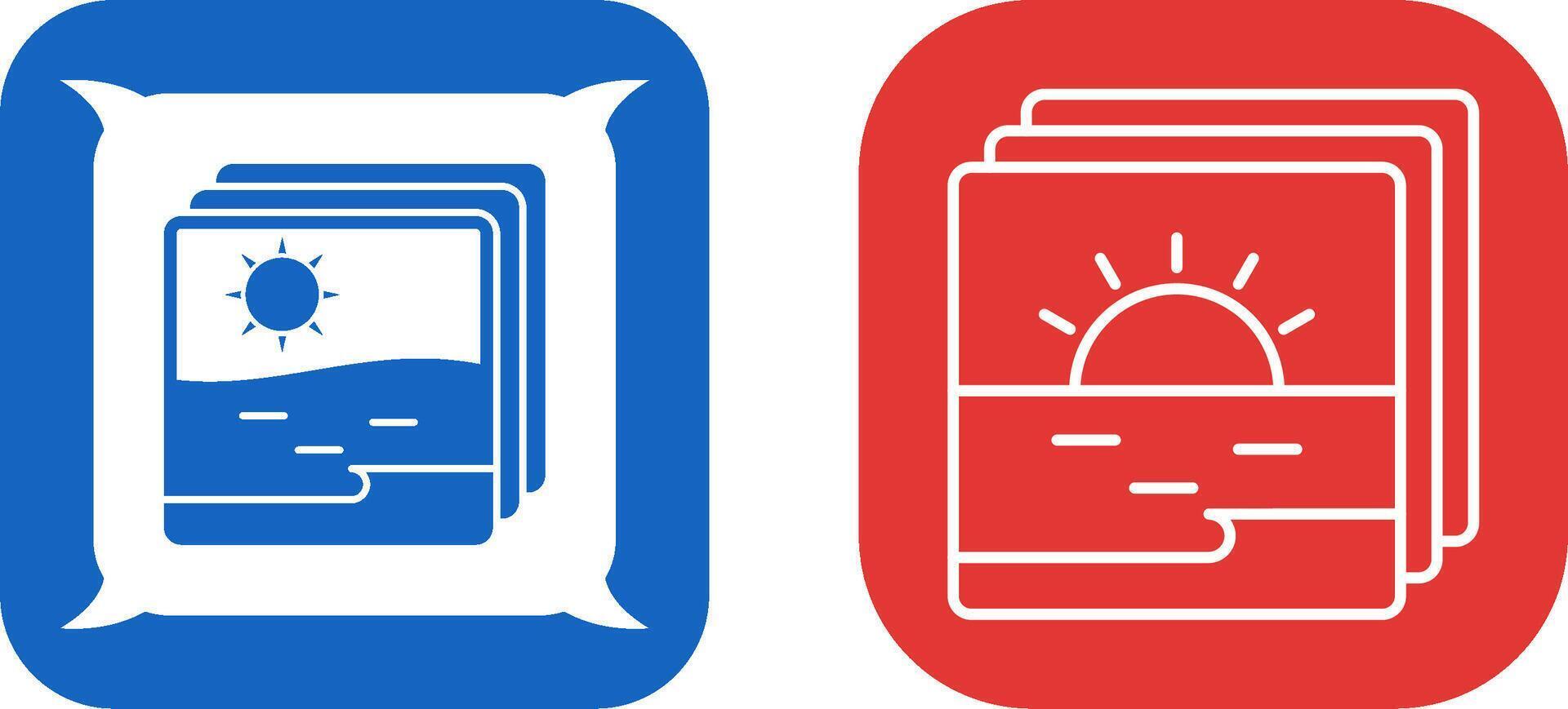 Photo Icon Design vector