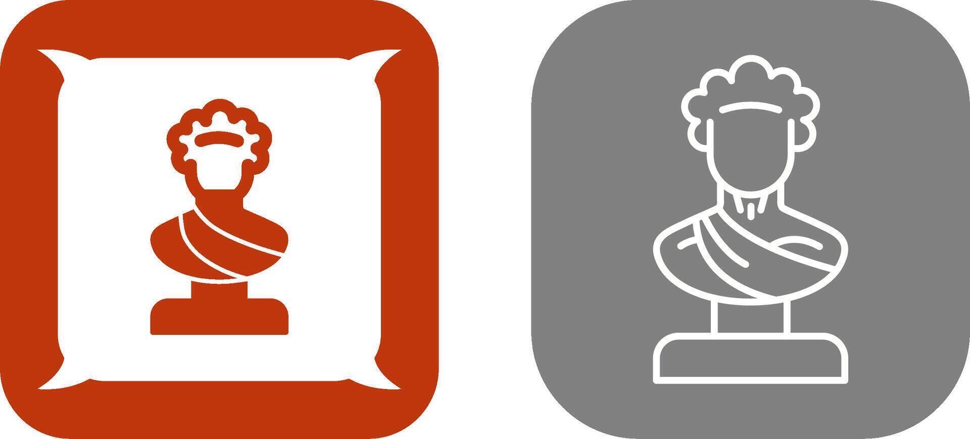 Statue Icon Design vector