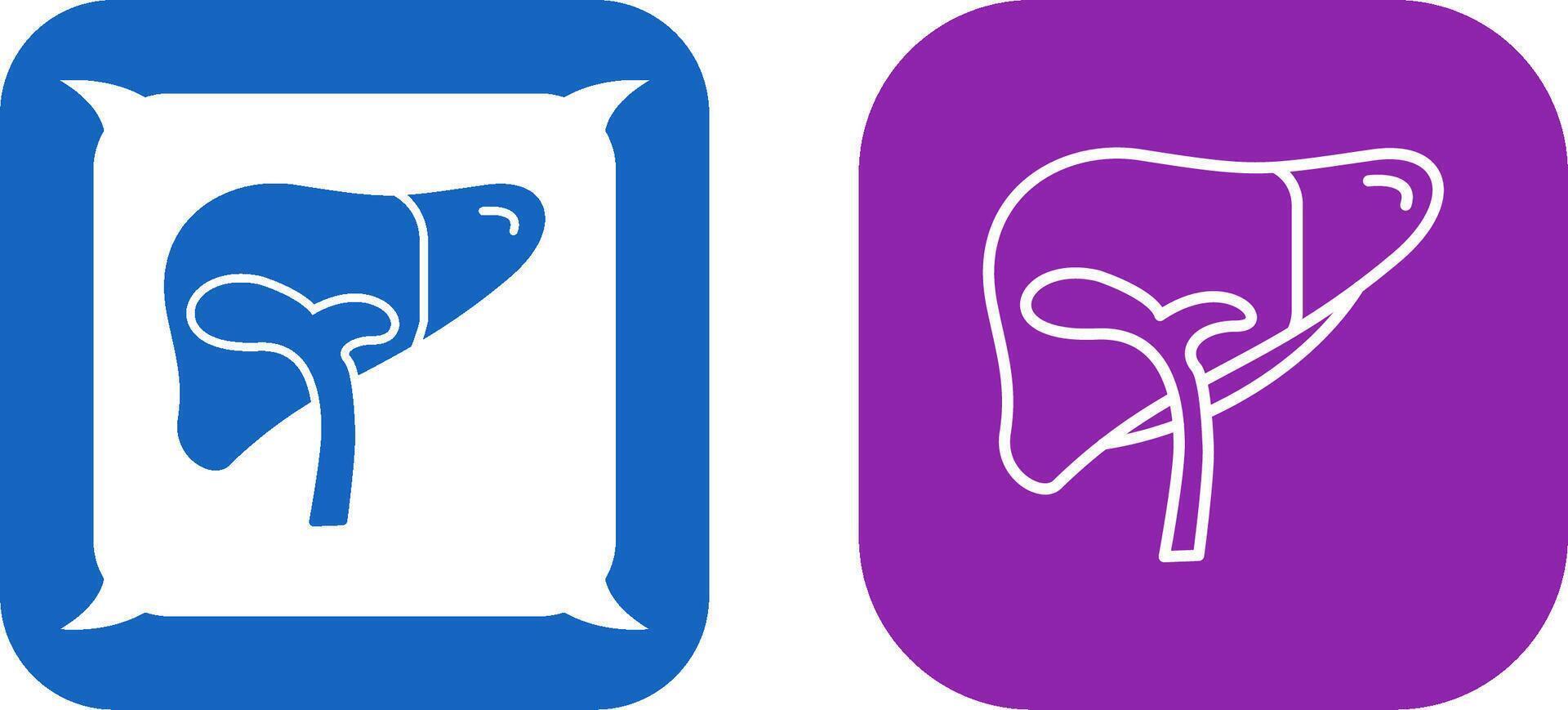 Liver Icon Design vector