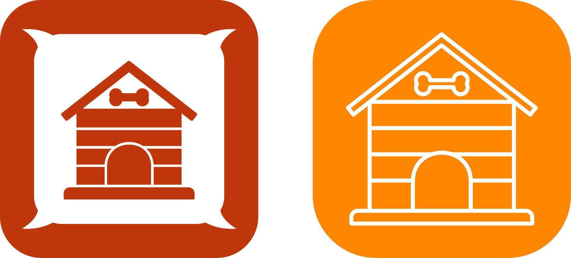 Dog House Icon Design vector