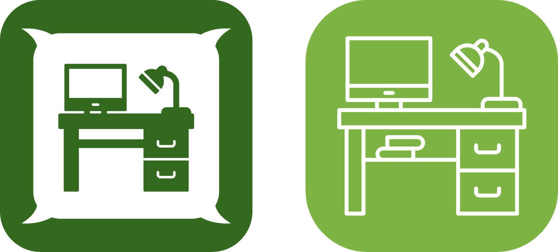 Desk Icon Design vector
