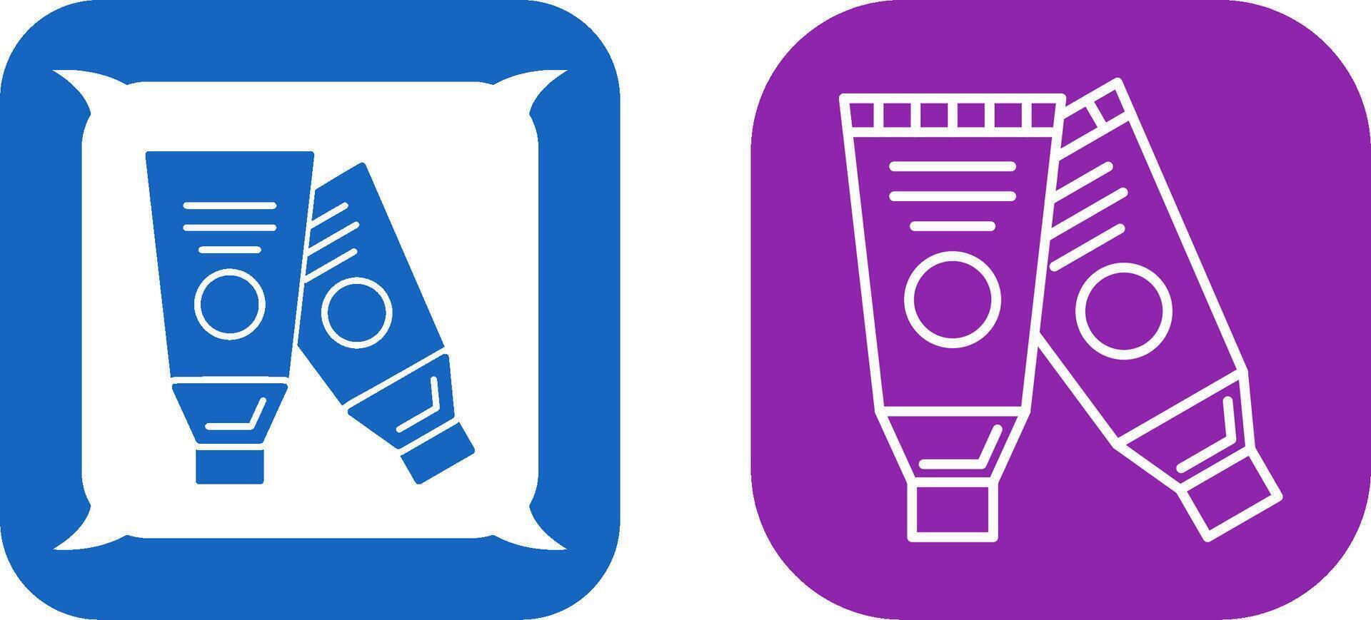 Paint Tube Icon Design vector
