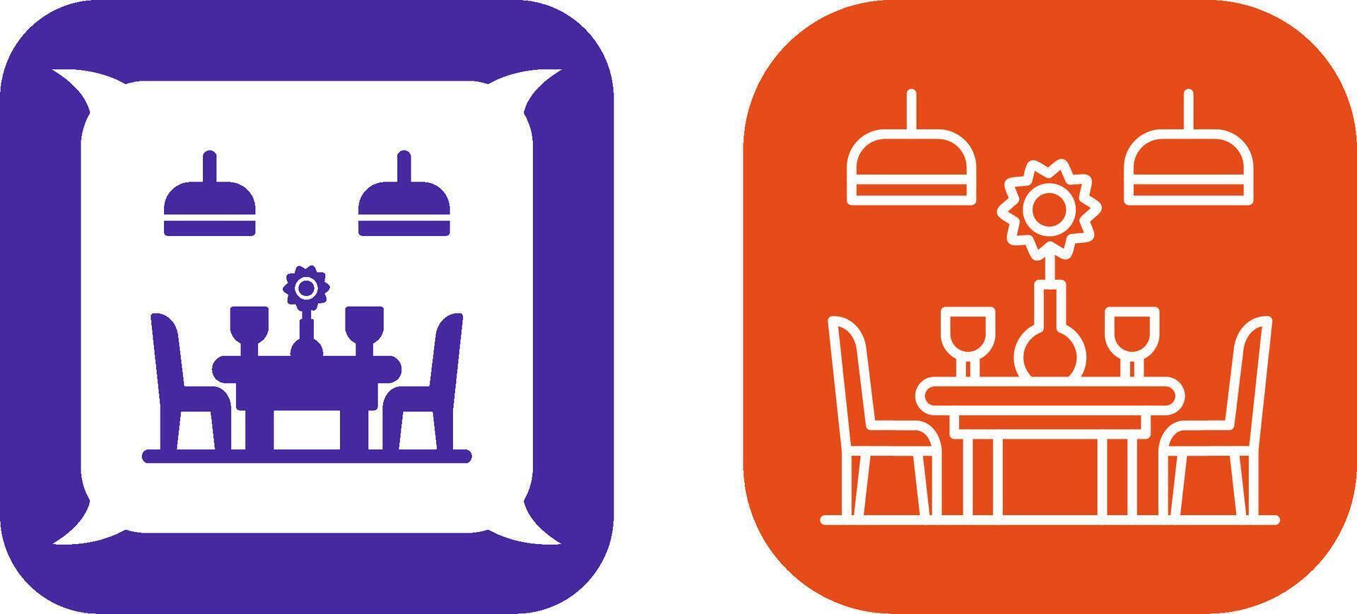Table Icon Design vector