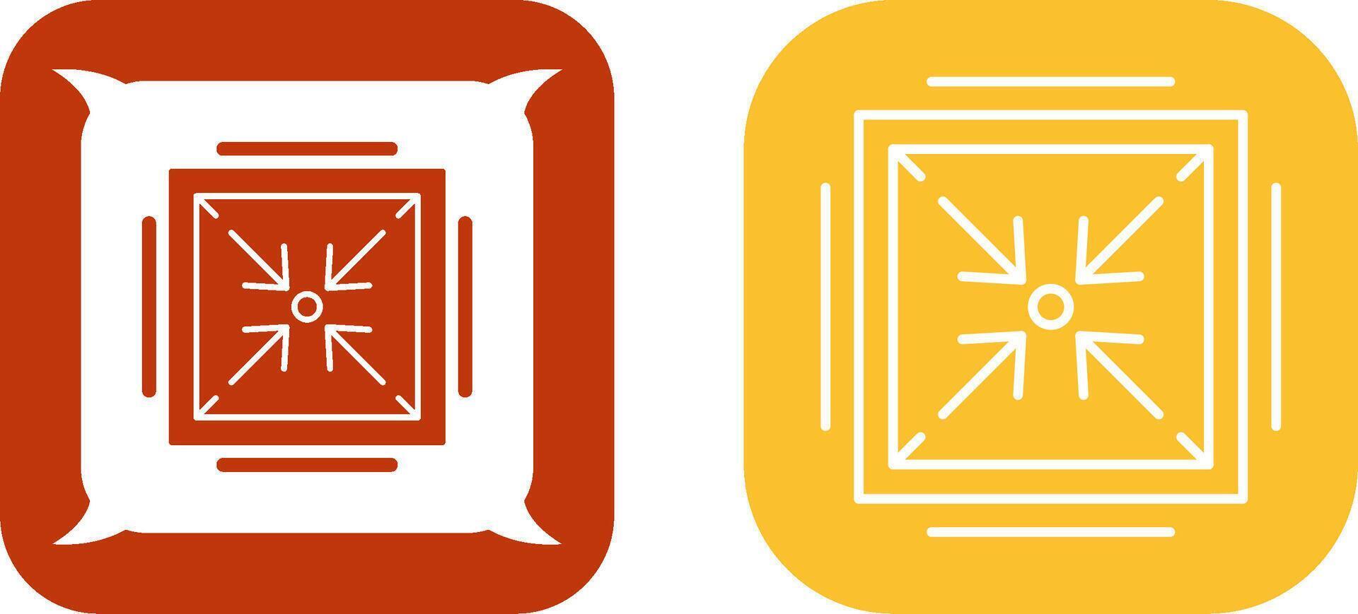 Minimize Icon Design vector
