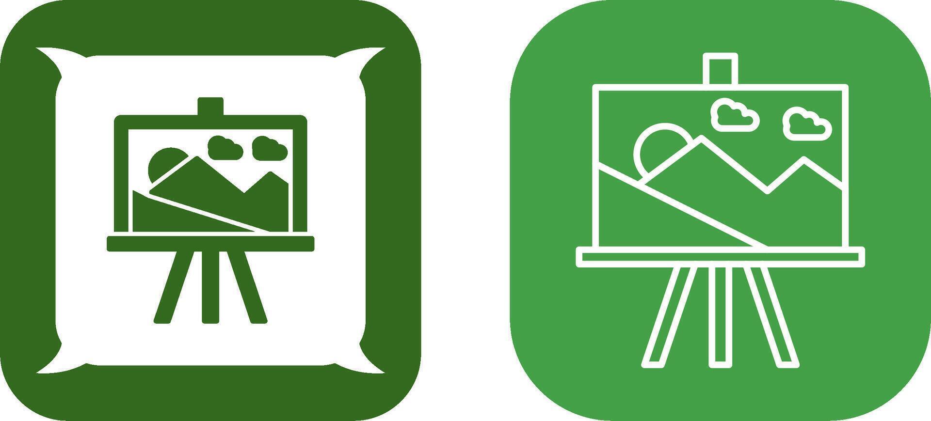 Canvas Icon Design 44376522 Vector Art at Vecteezy