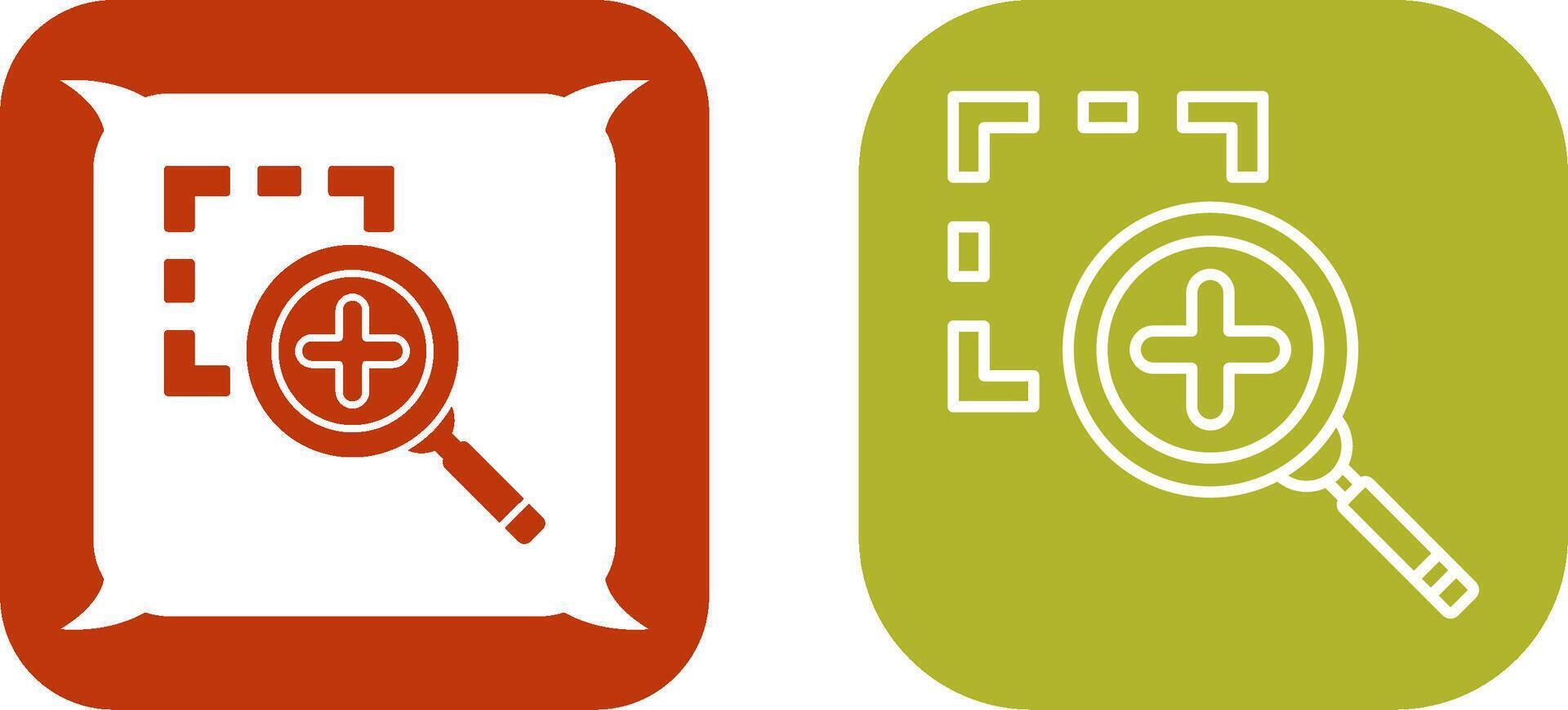 Zoom In Icon Design vector