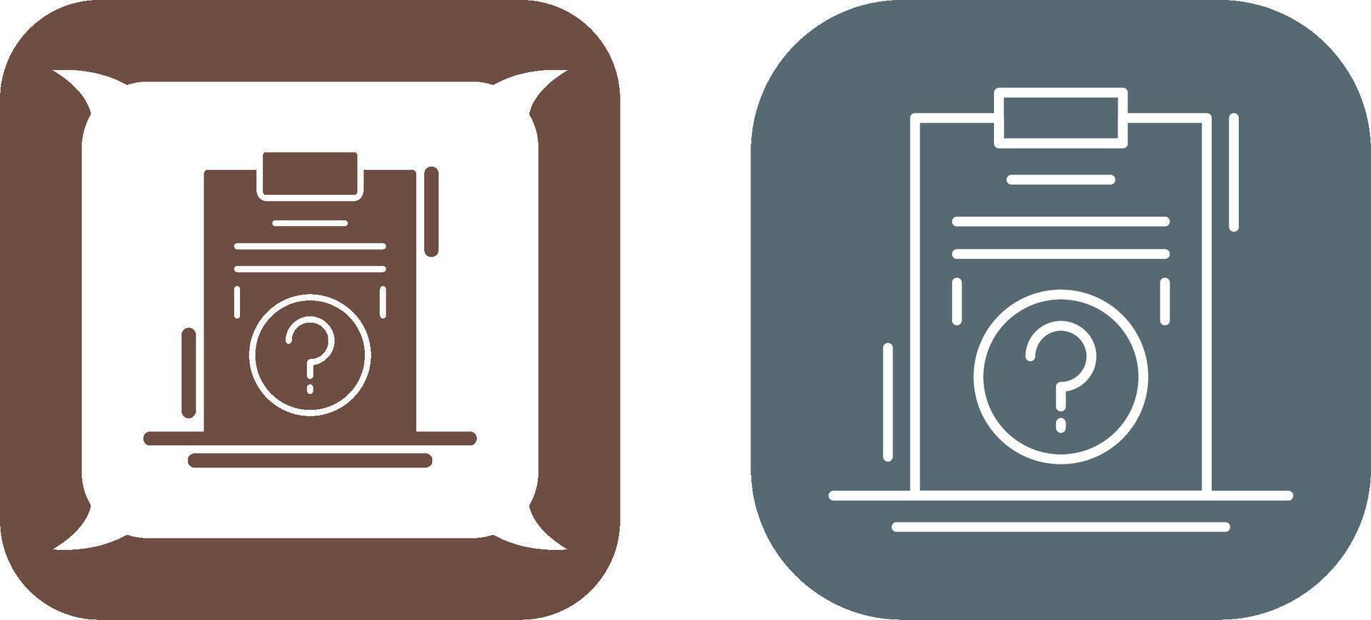 Question Icon Design vector