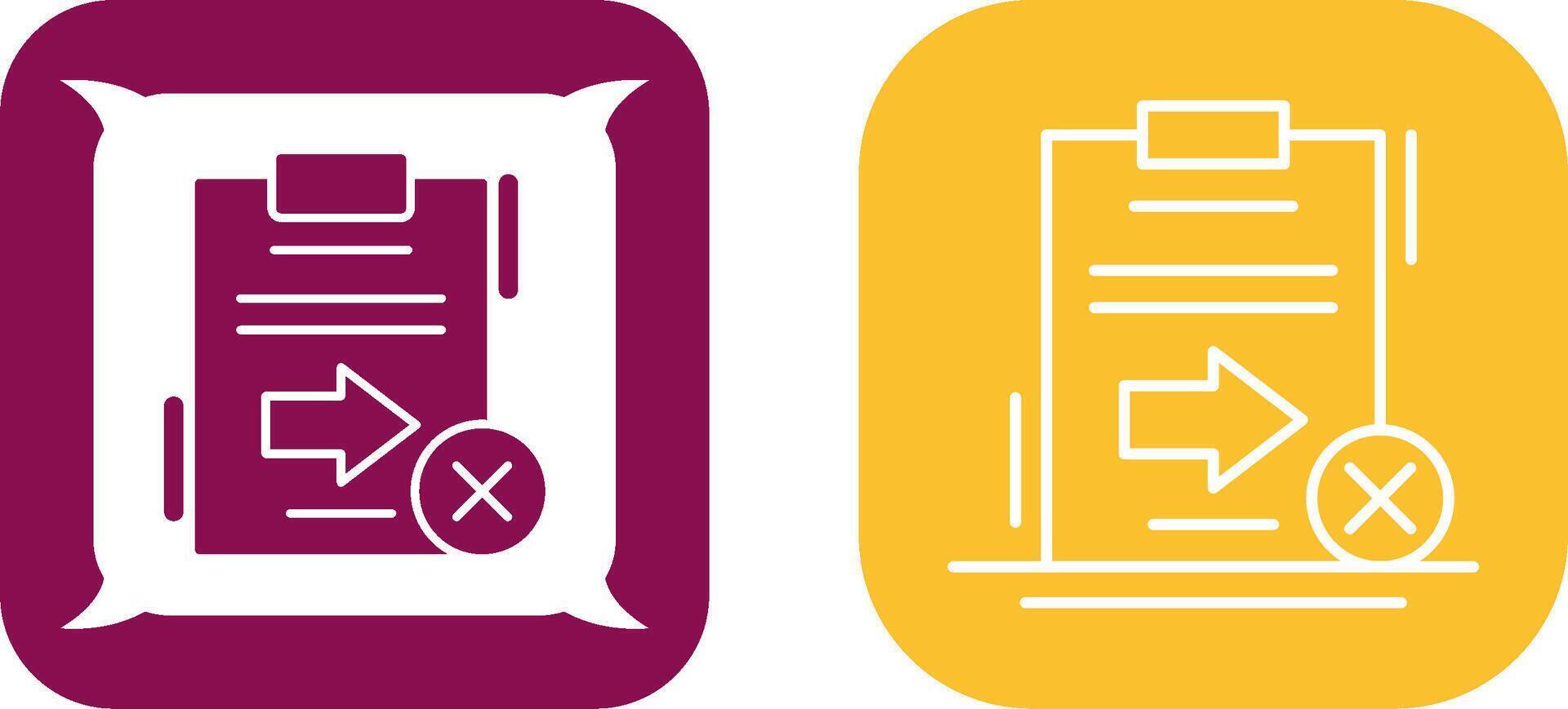 Send Failed Icon Design vector