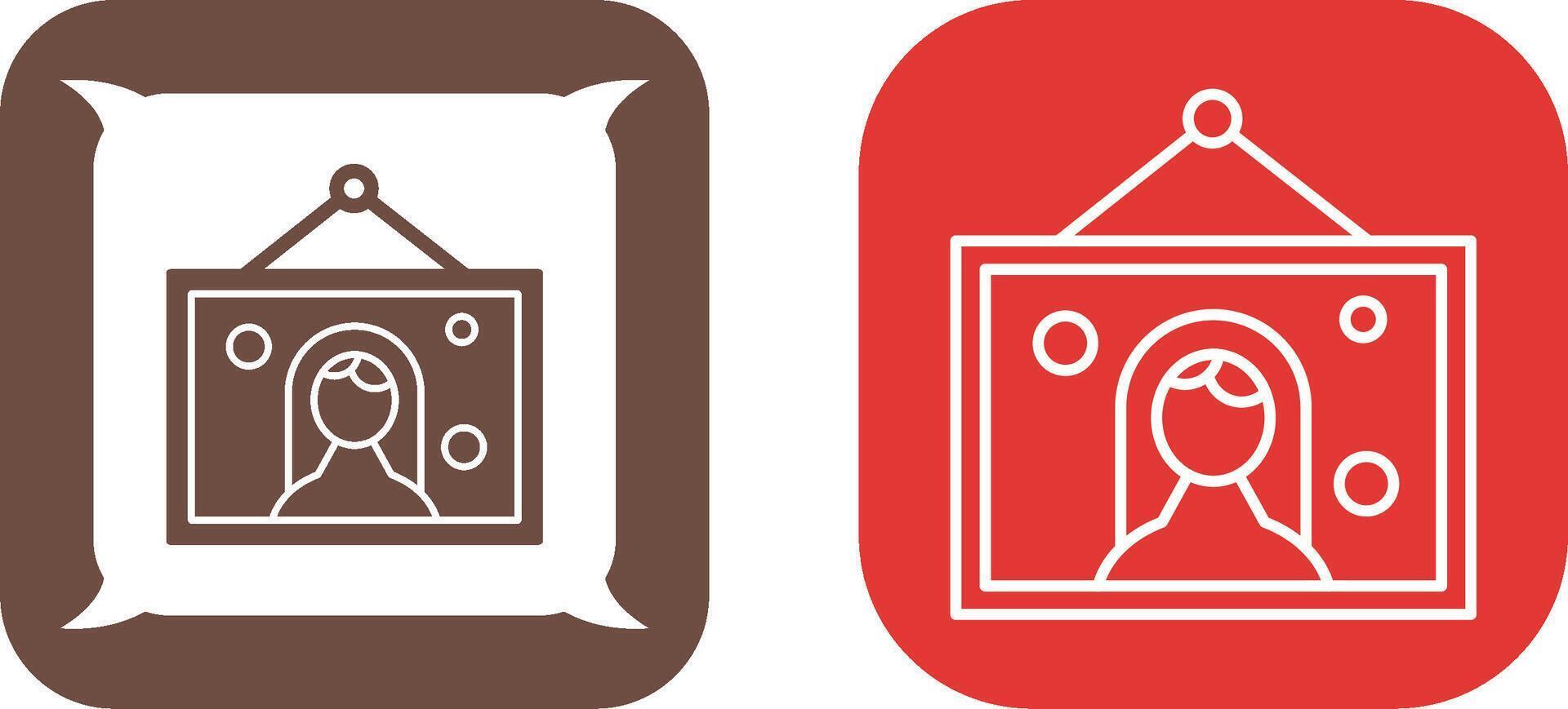 Wedding Photo Icon Design vector