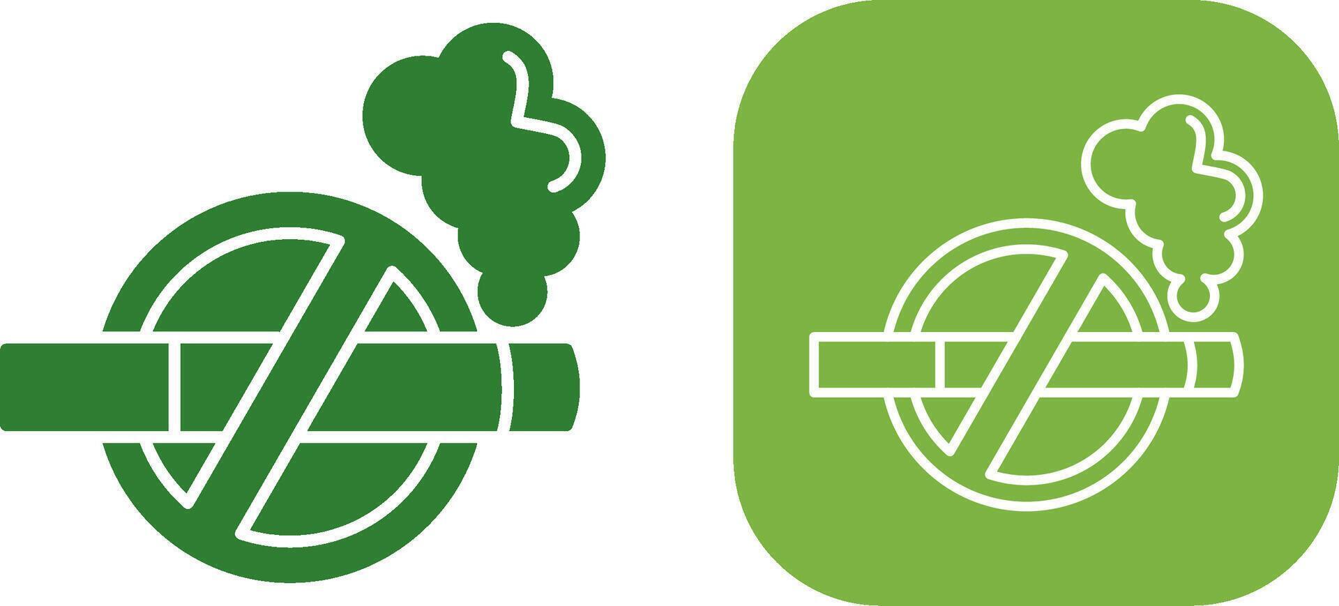 No Tobacco Icon Design vector