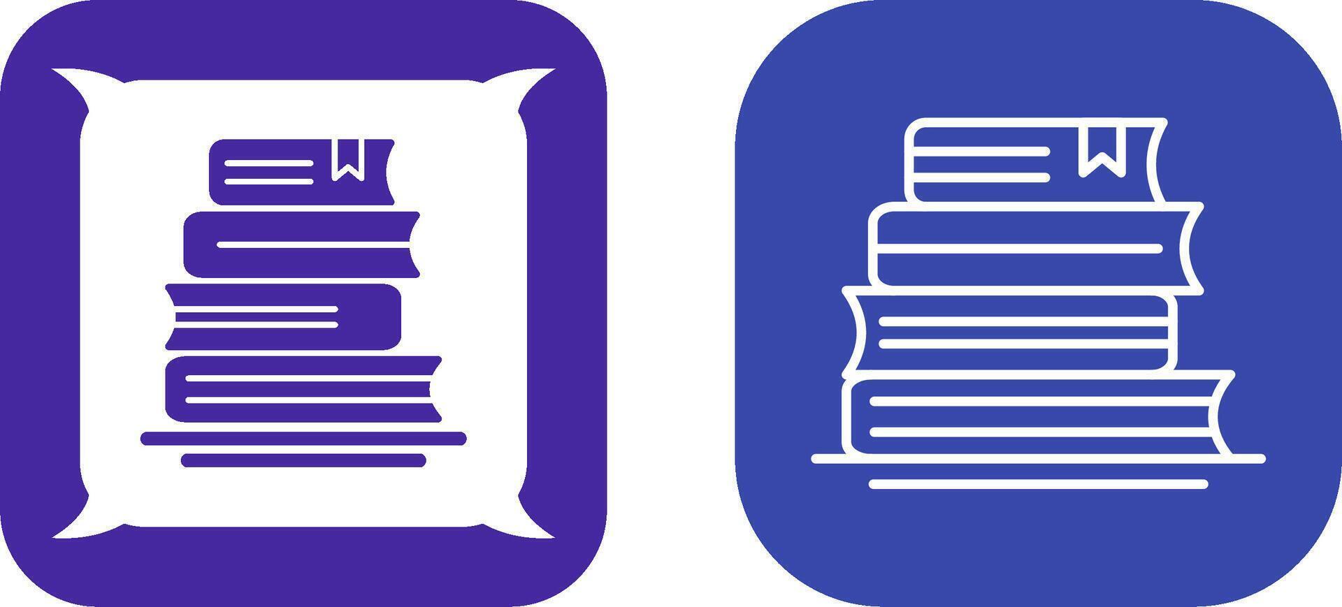 Books Icon Design vector