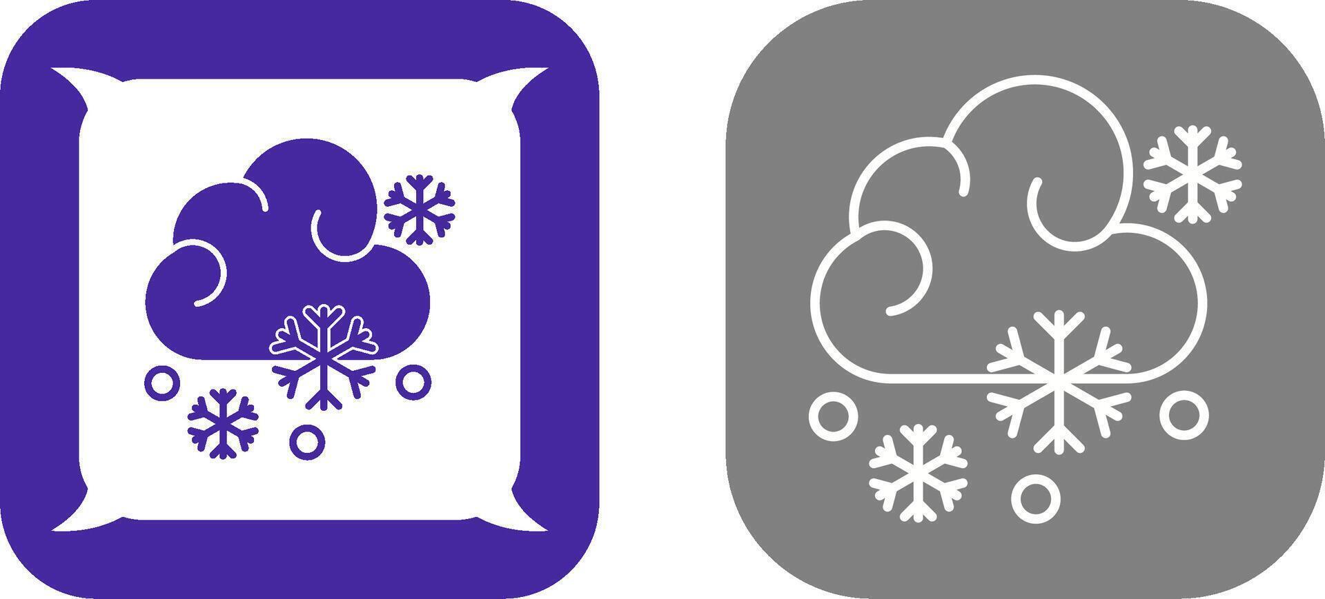 Snowy Icon Design vector