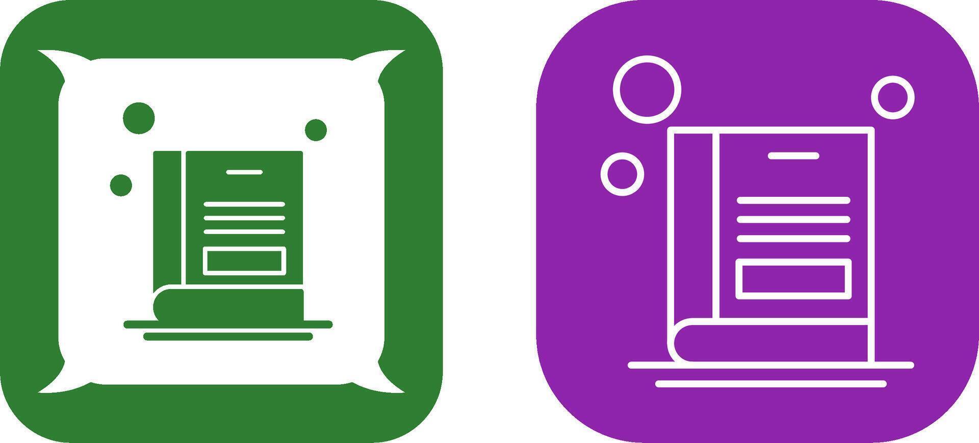 Book Icon Design vector