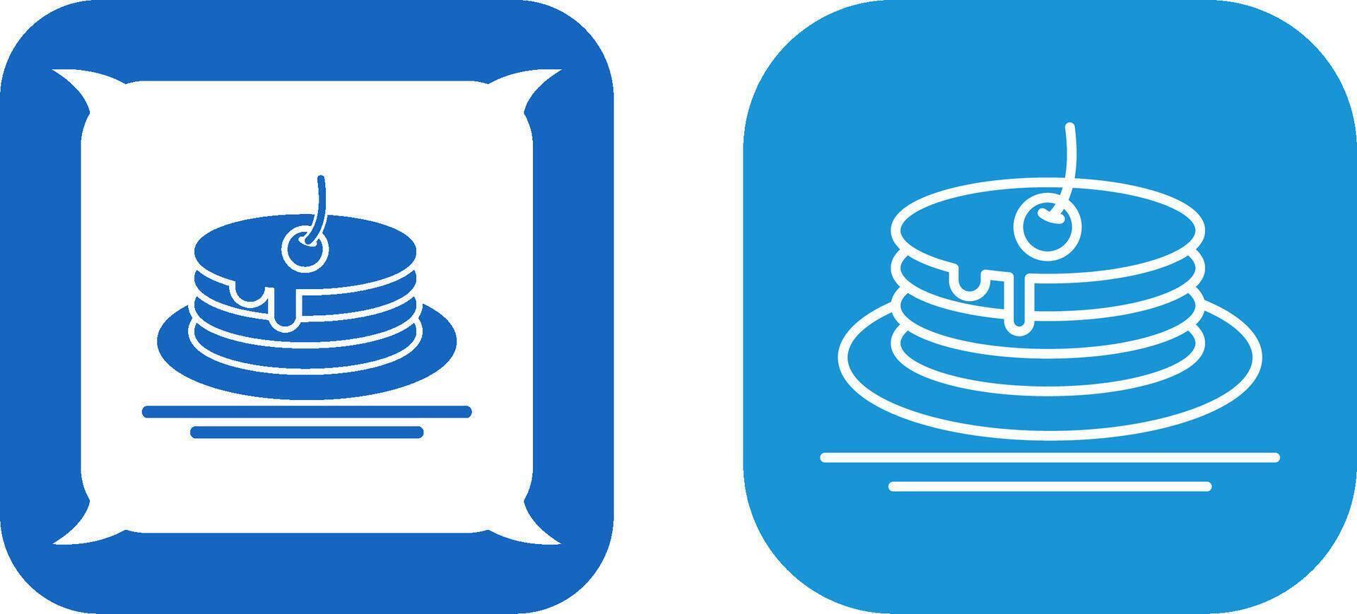 Pancake Icon Design vector