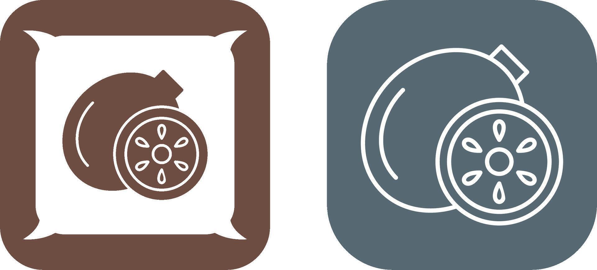 Kiwi Icon Design vector