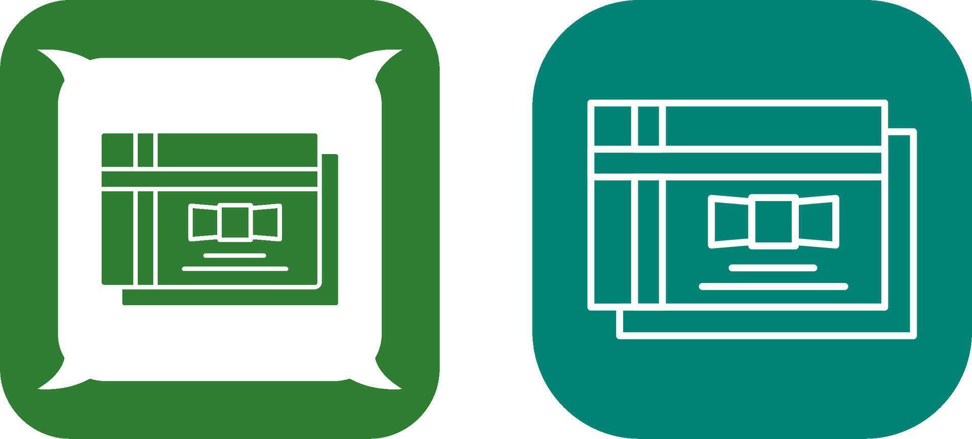 Gift Card Icon Design vector