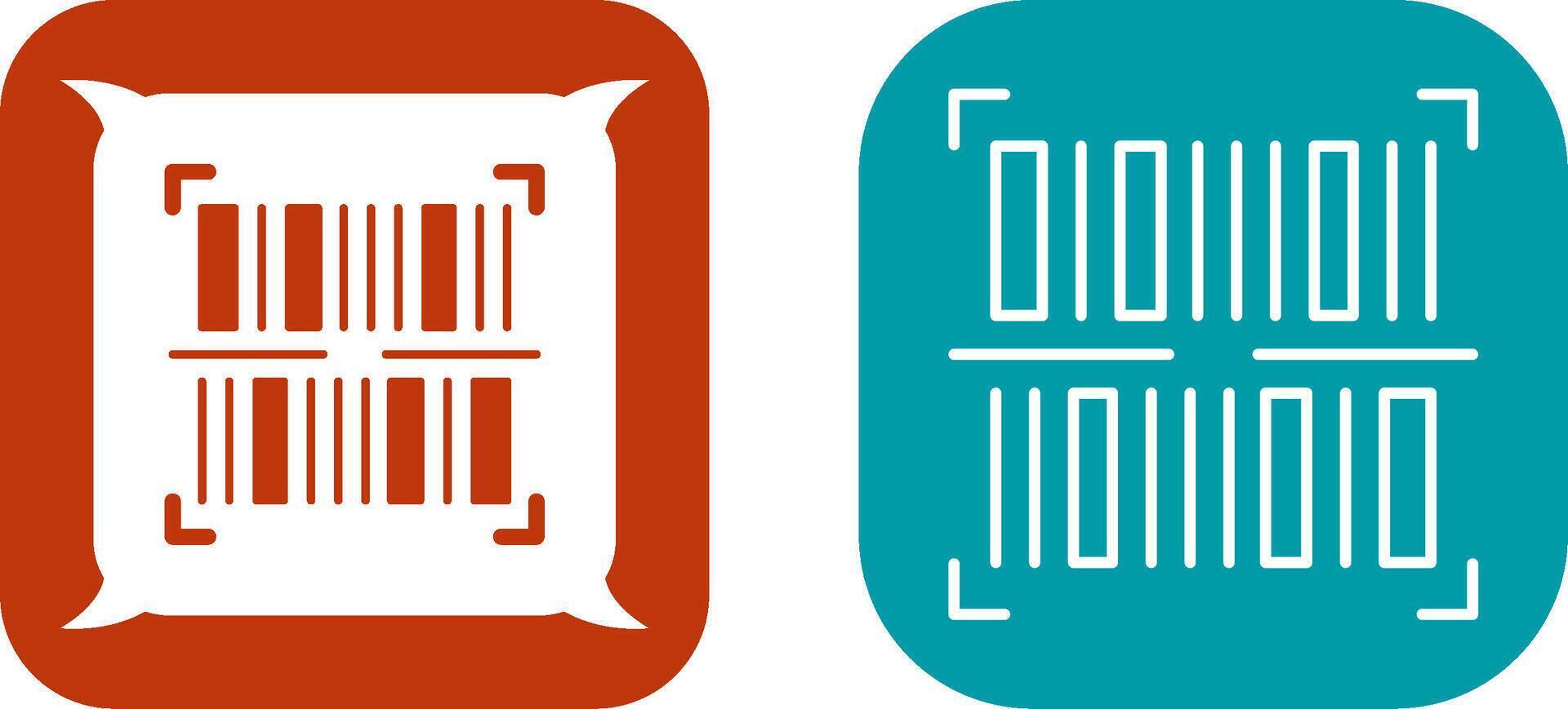 BarCode Icon Design vector
