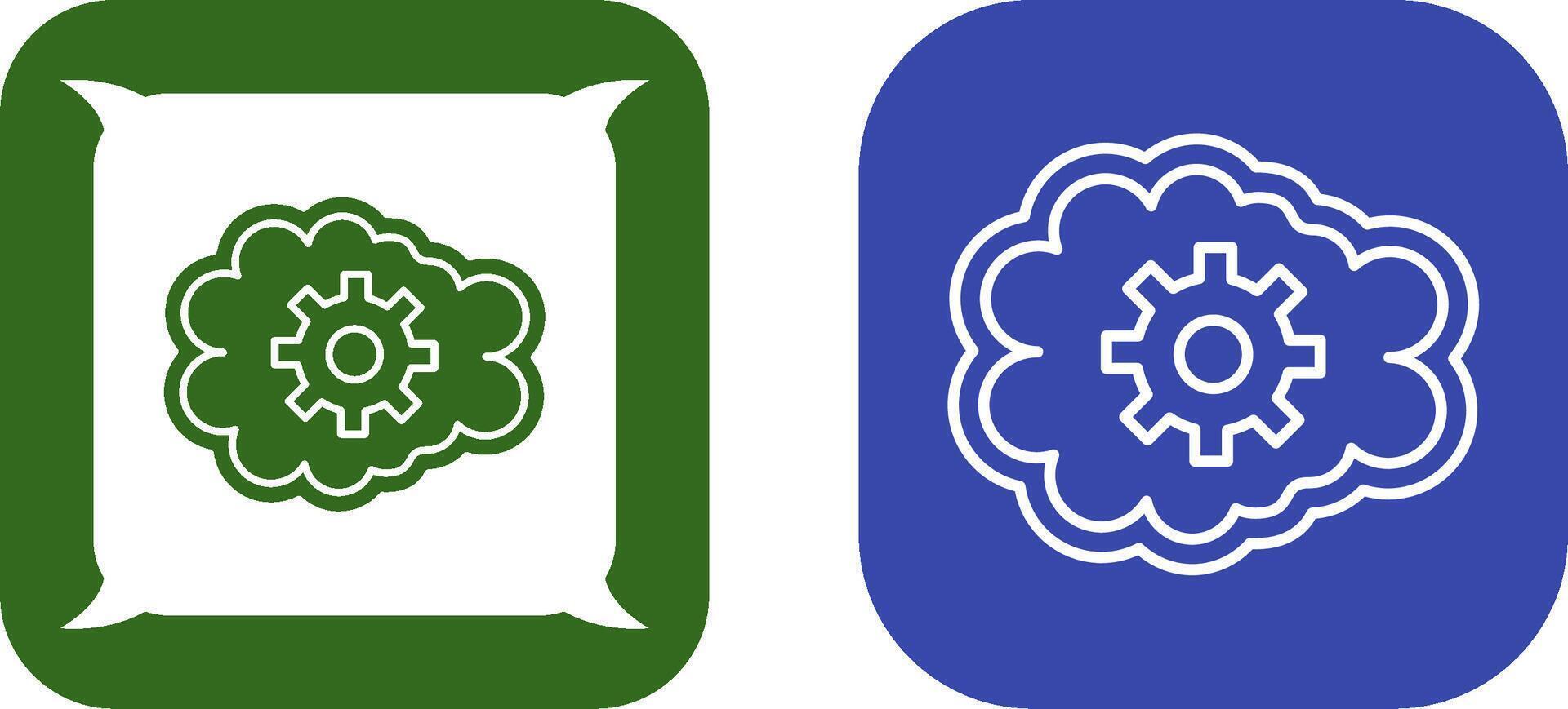 Mental Control Icon Design vector