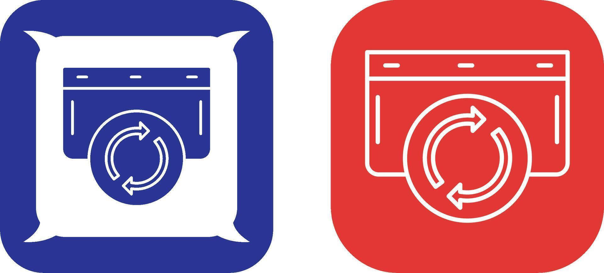 Refresh Icon Design vector