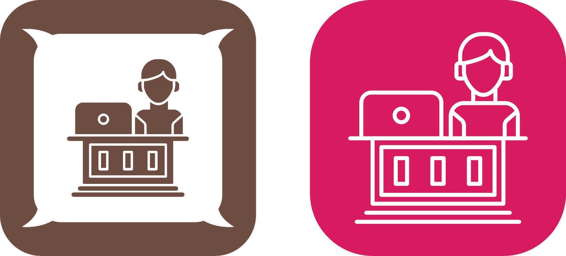 Employee Icon Design vector