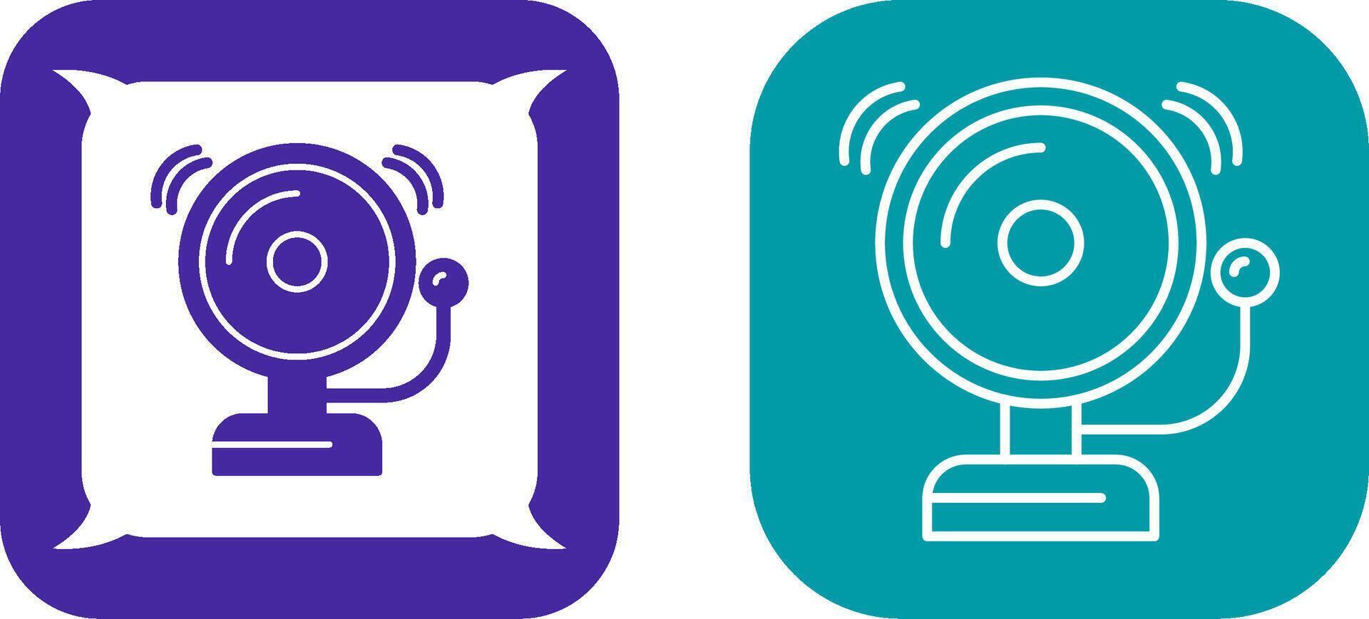 Fire Alarm Icon Design vector