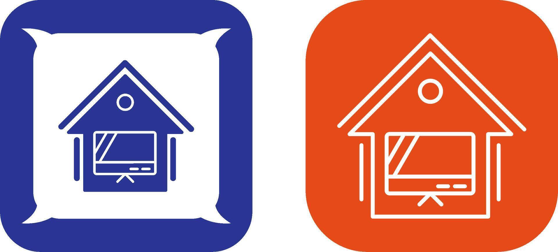 Smart TV Icon Design vector