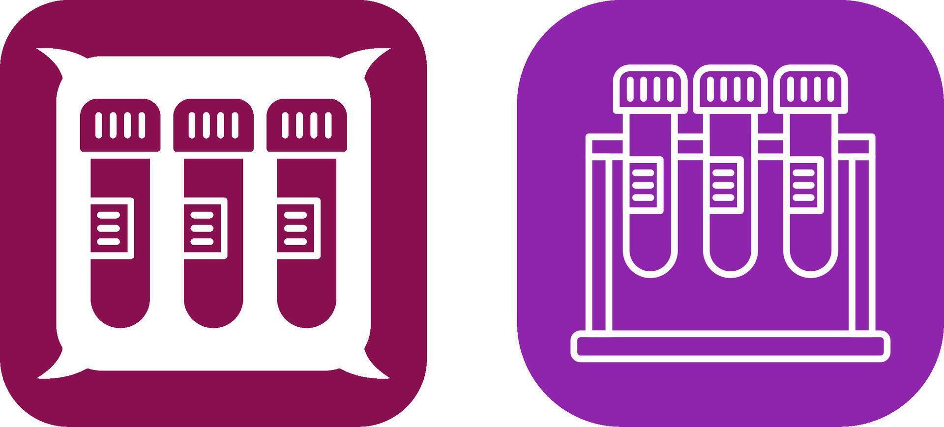 Test Tube Icon Design vector