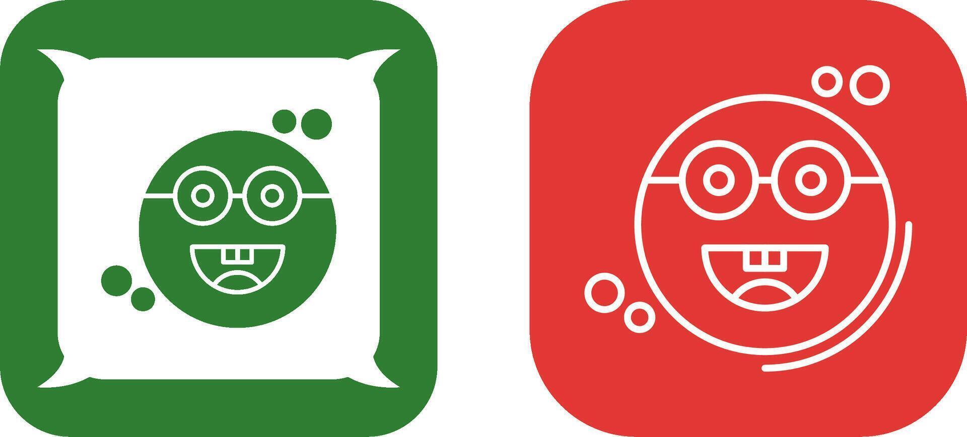 Galsses Icon Design vector