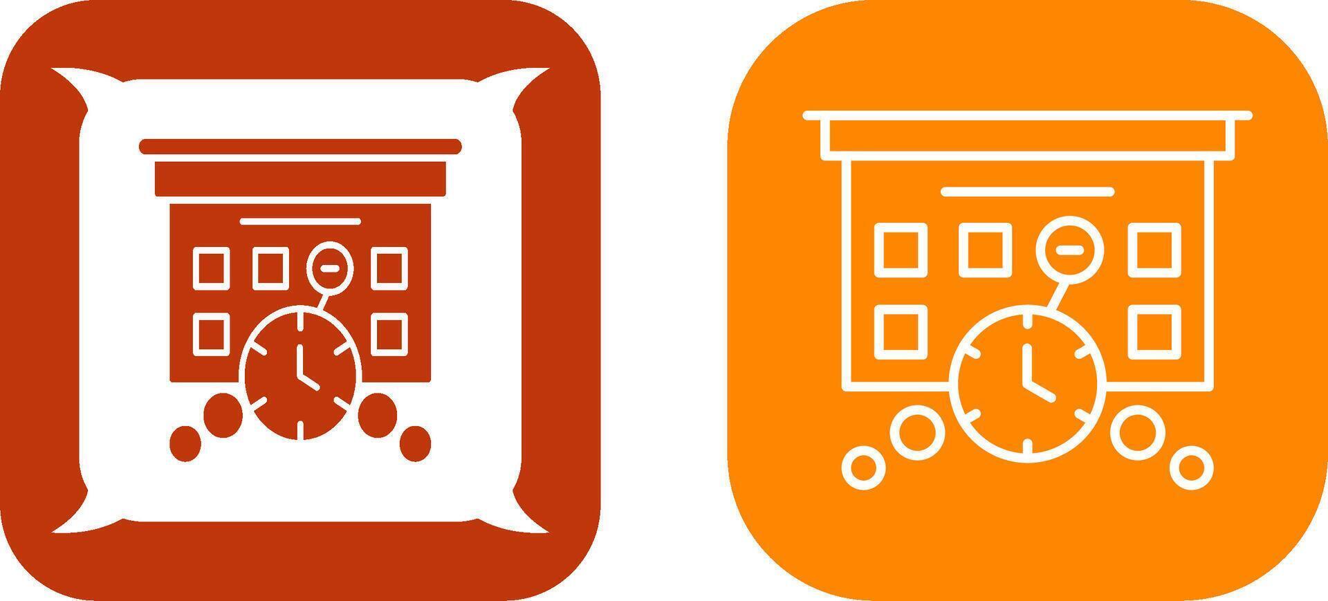 Deadline Icon Design vector