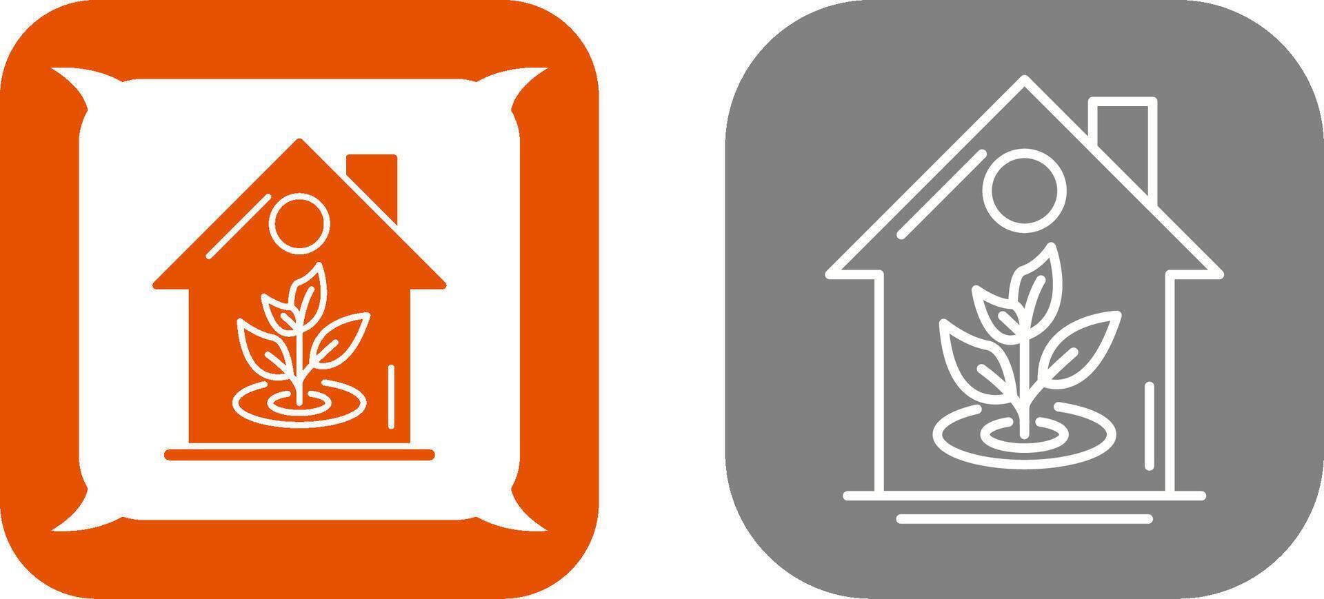 Plant Icon Design vector
