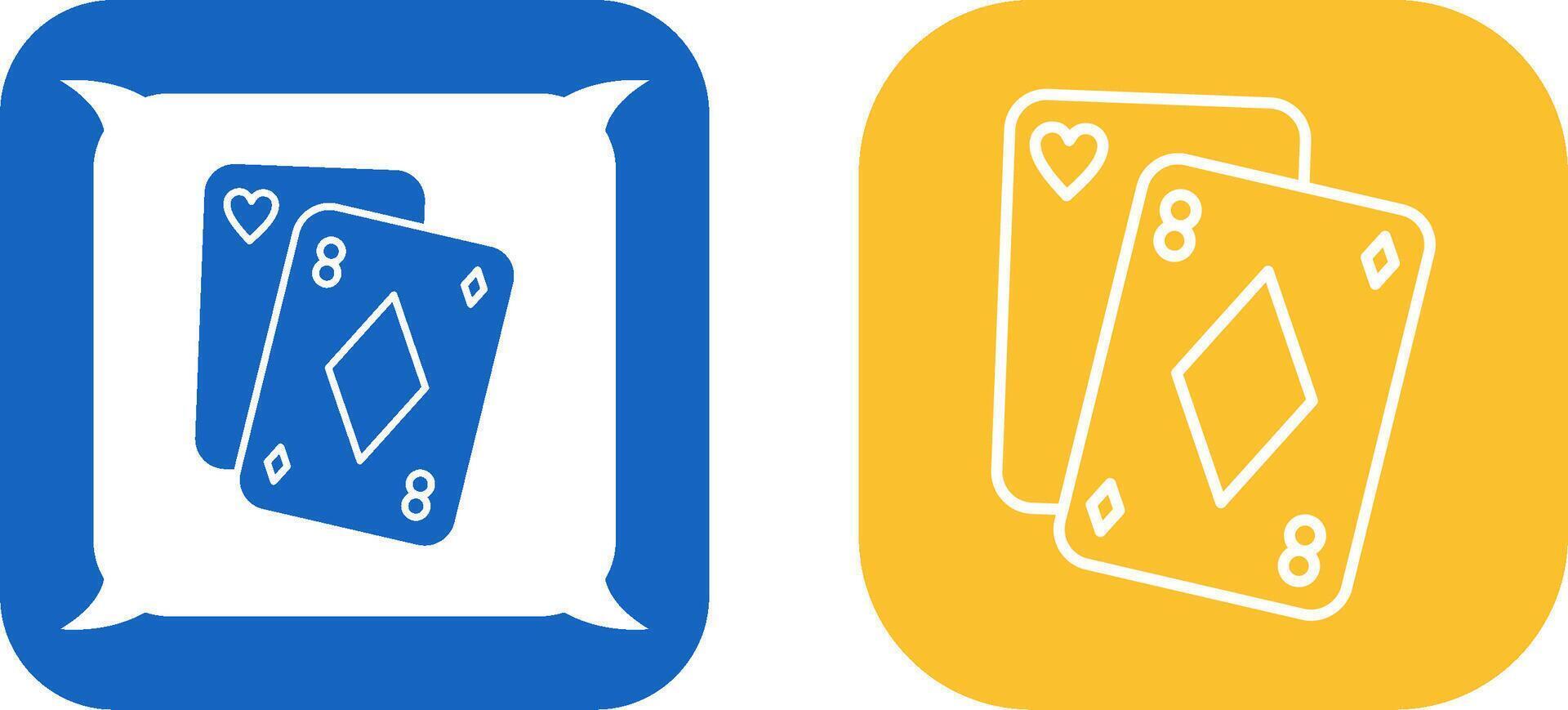Poker Icon Design vector