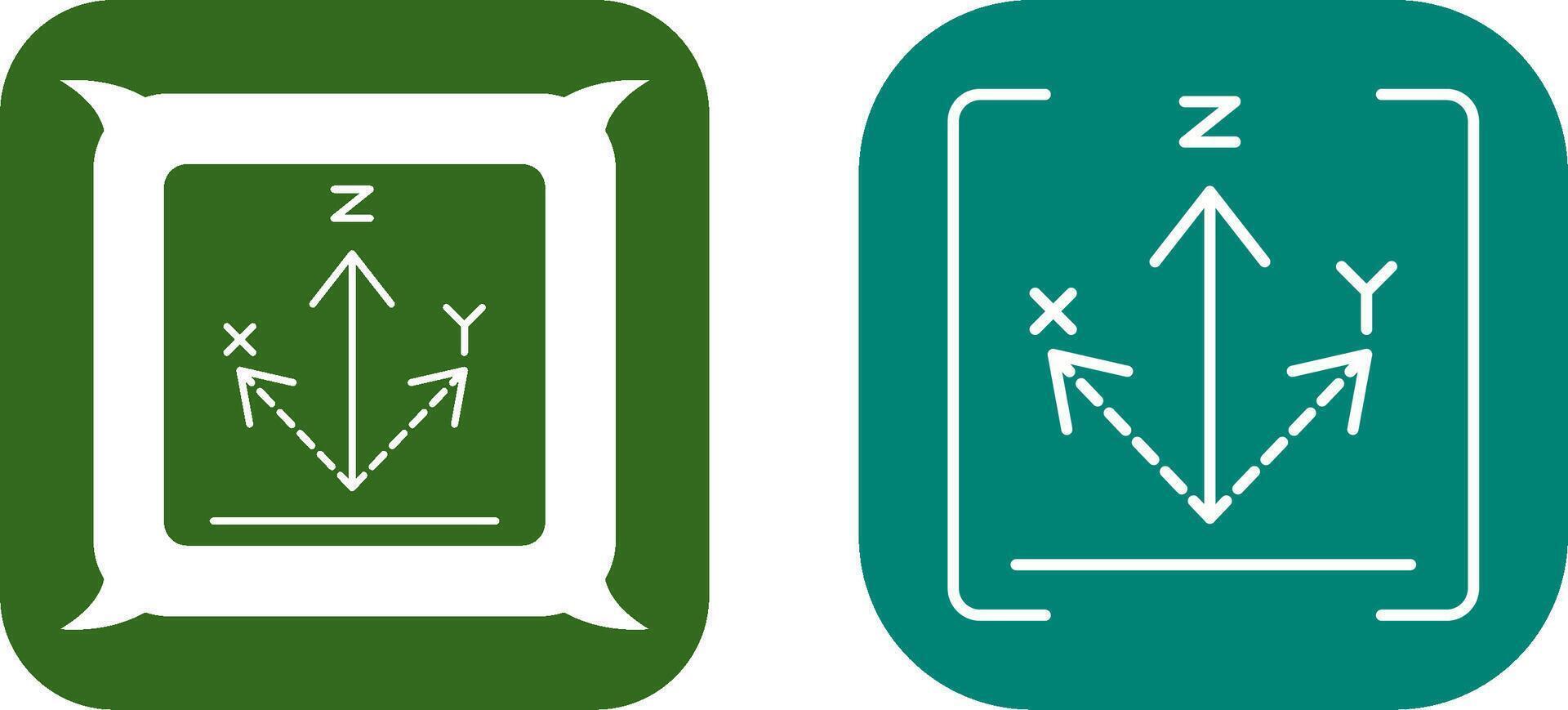 Axis Icon Design vector