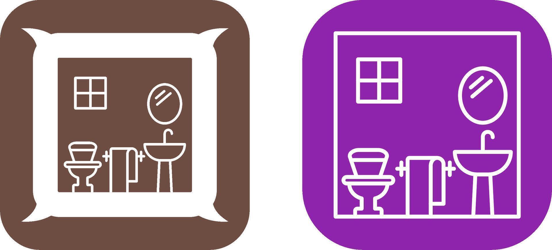 Bathroom Icon Design vector
