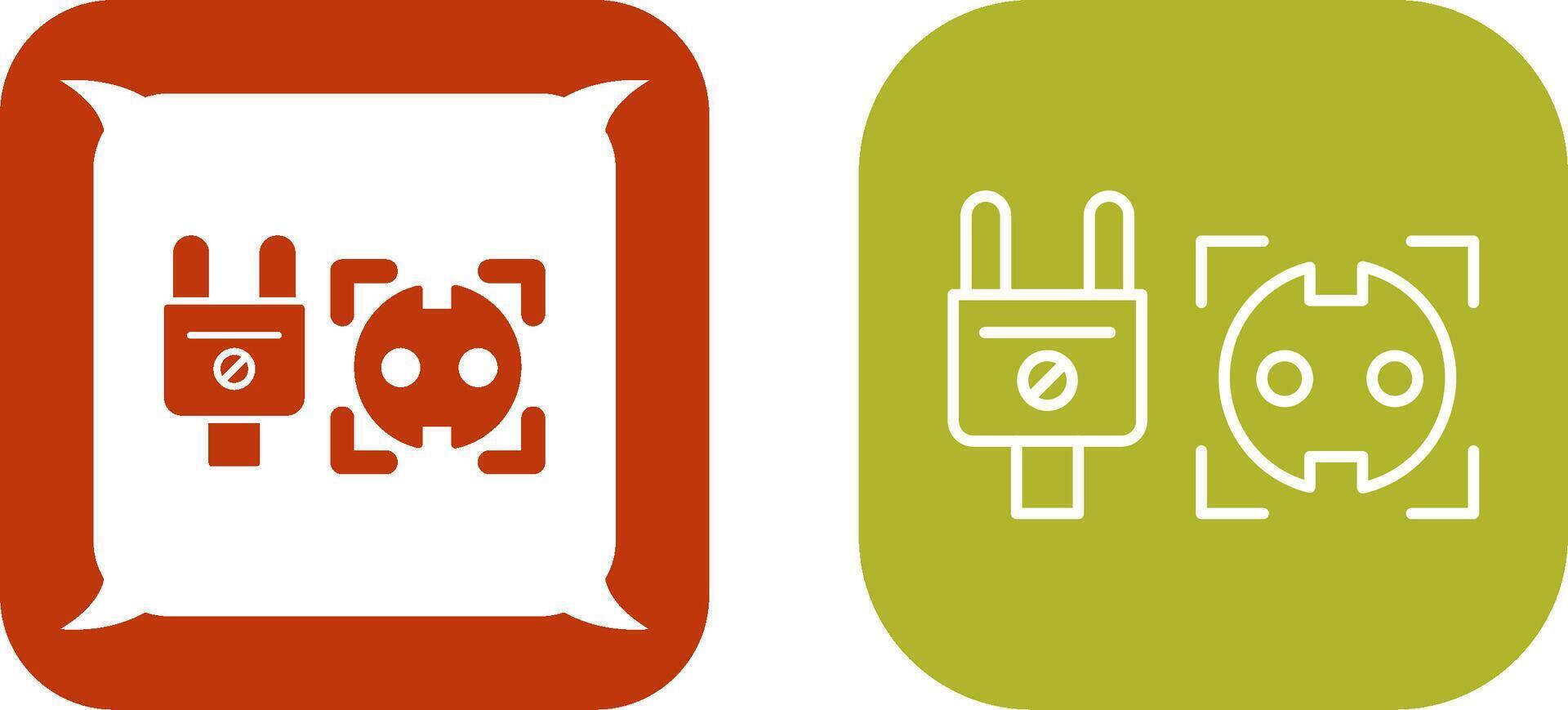 Socket Icon Design vector