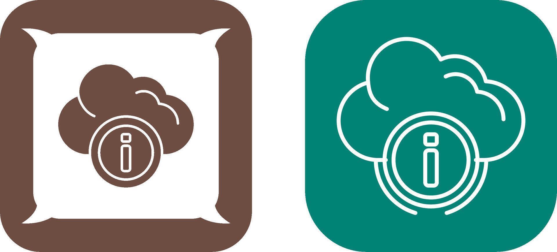 Cloud Computing Icon Design vector
