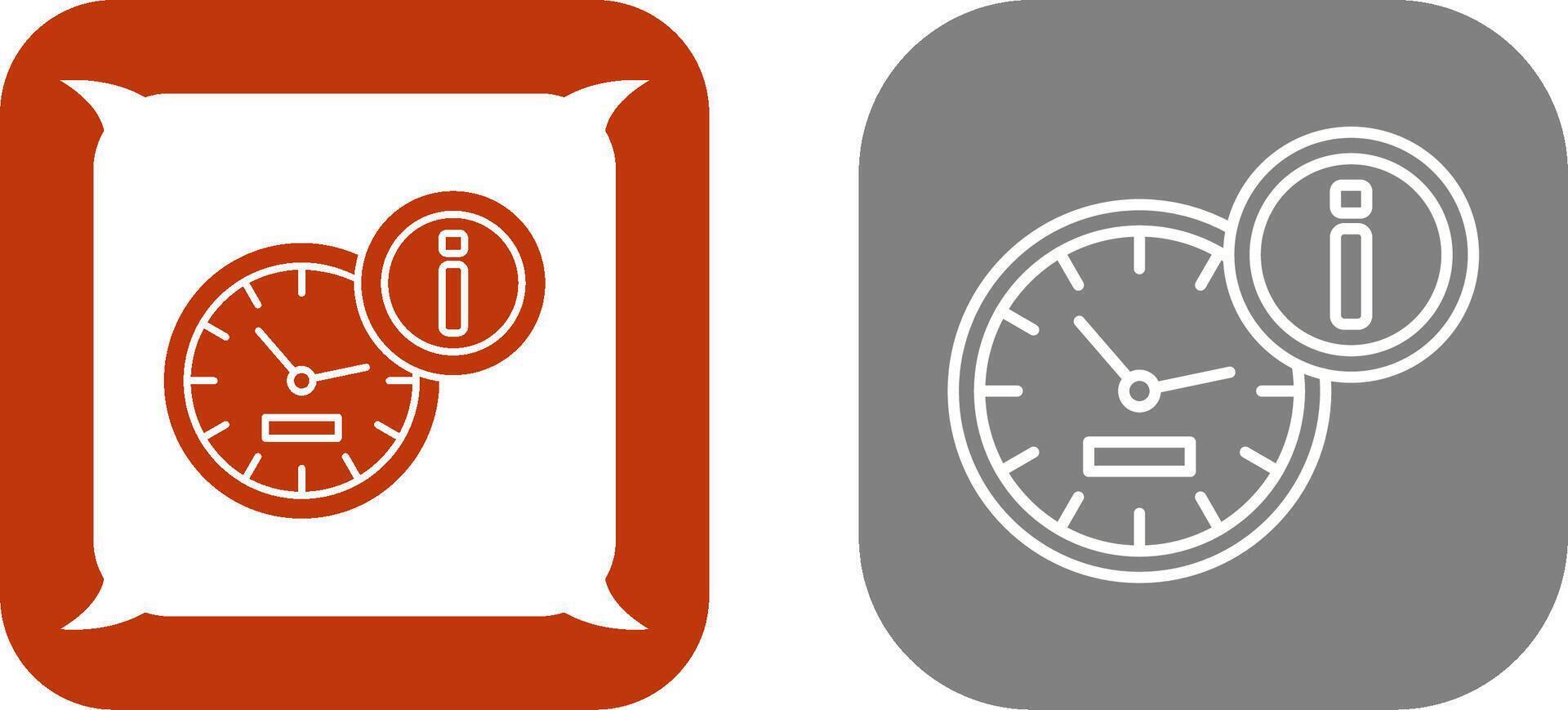 Clock Icon Design vector