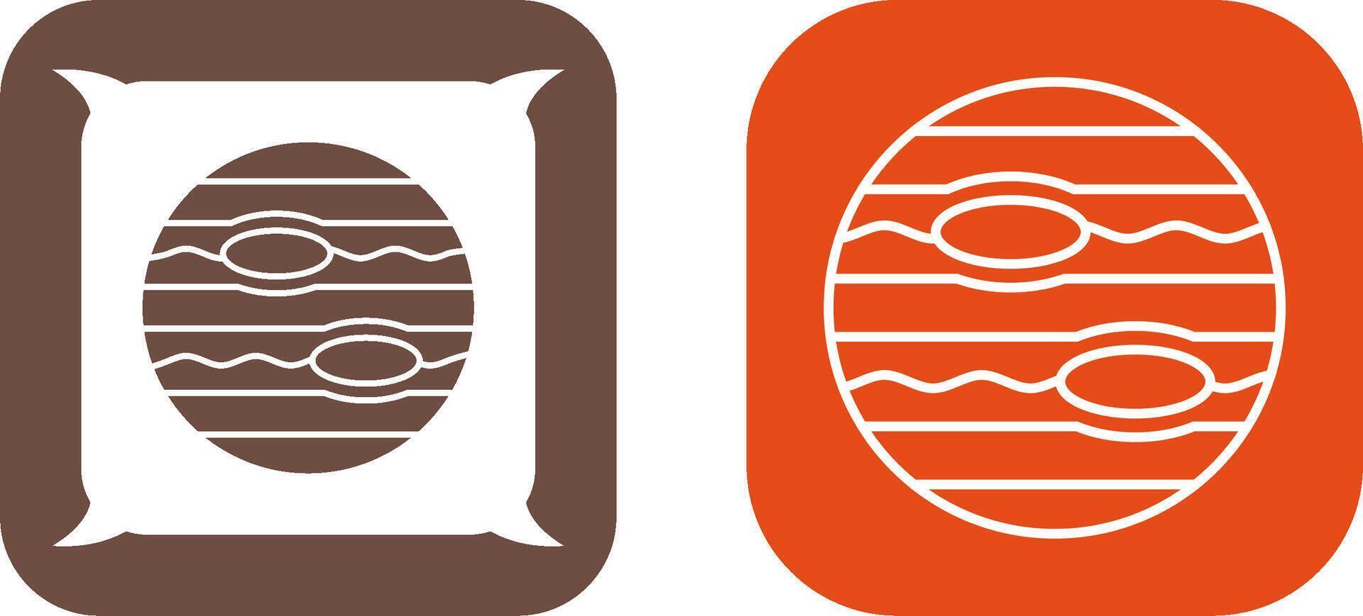 Neptune Icon Design vector