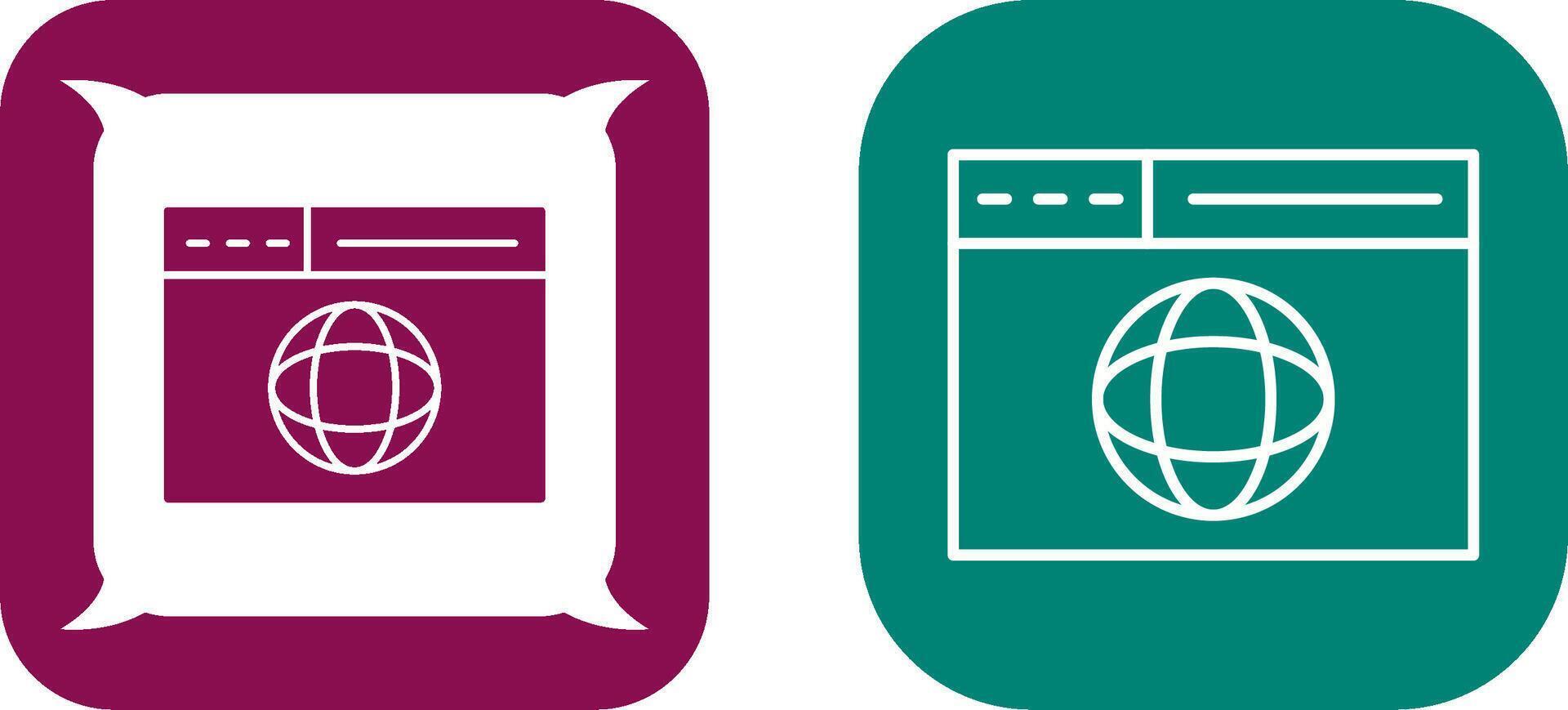 Web Page Icon Design vector